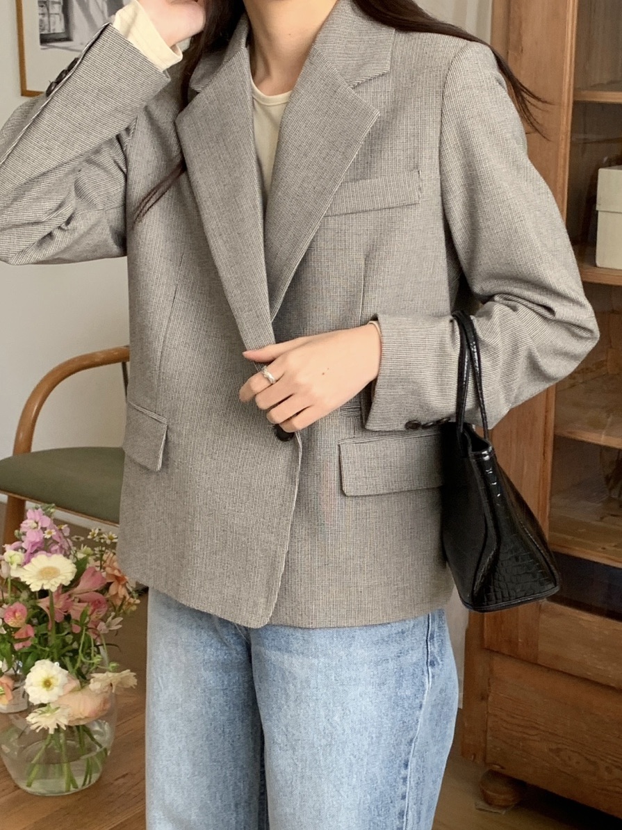 チェックテーラードジャケット | 詳細画像15