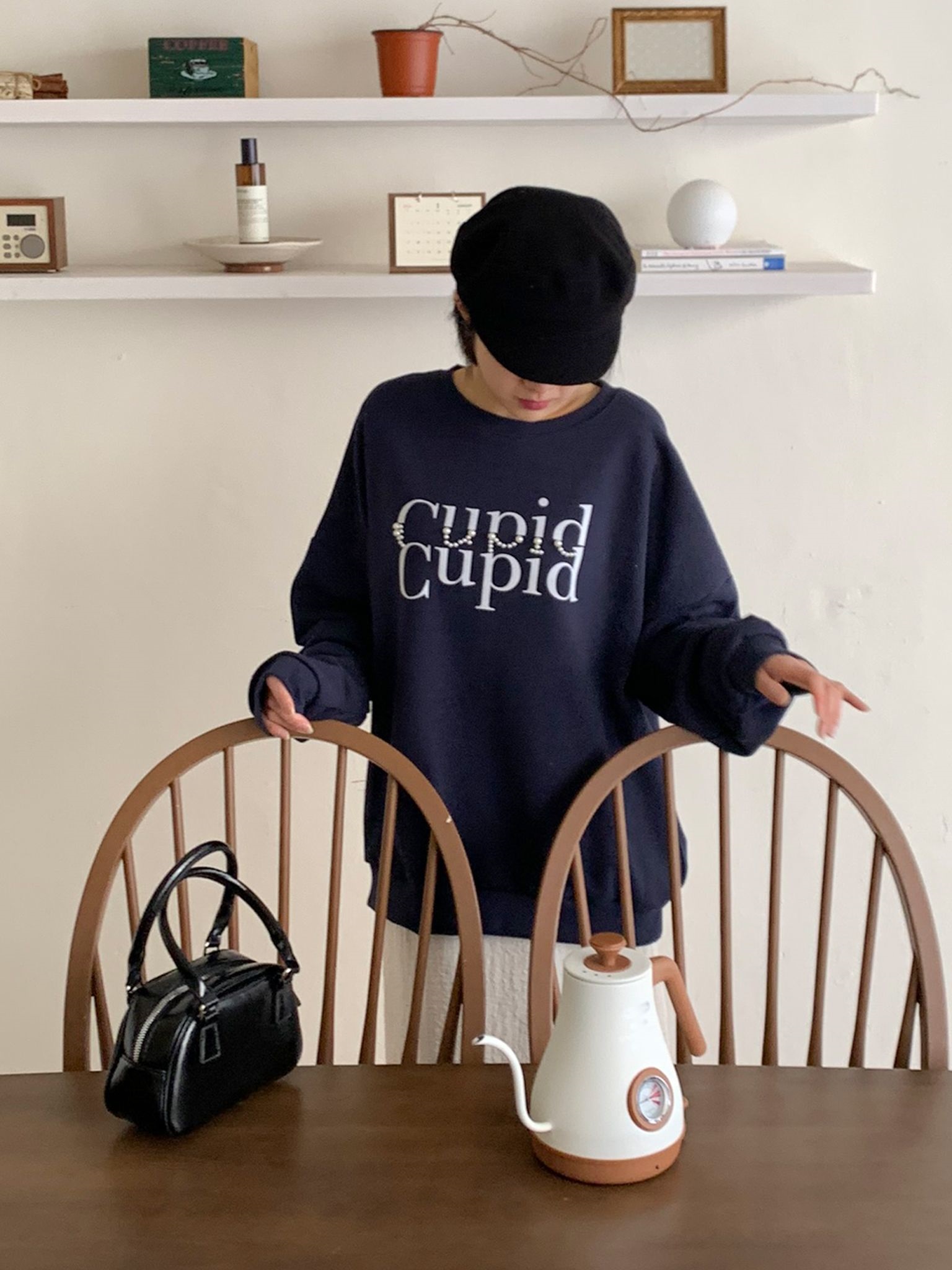 Cupidエコパールロゴボクシースウェット | 詳細画像7