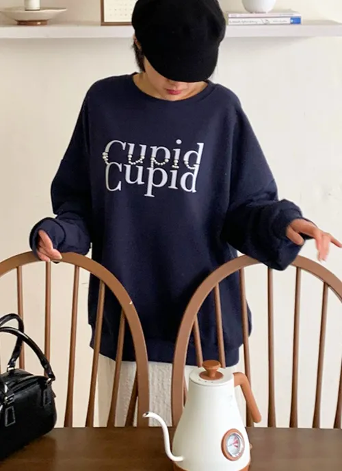 Cupidエコパールロゴボクシースウェット | 詳細画像1