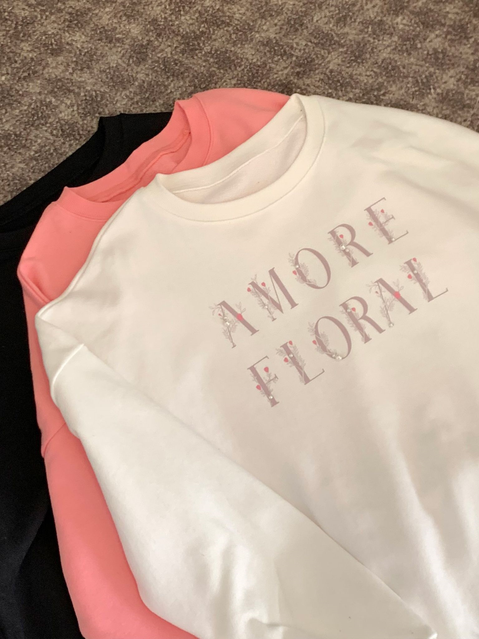 FLORALエコパールボクシースウェット | 詳細画像9
