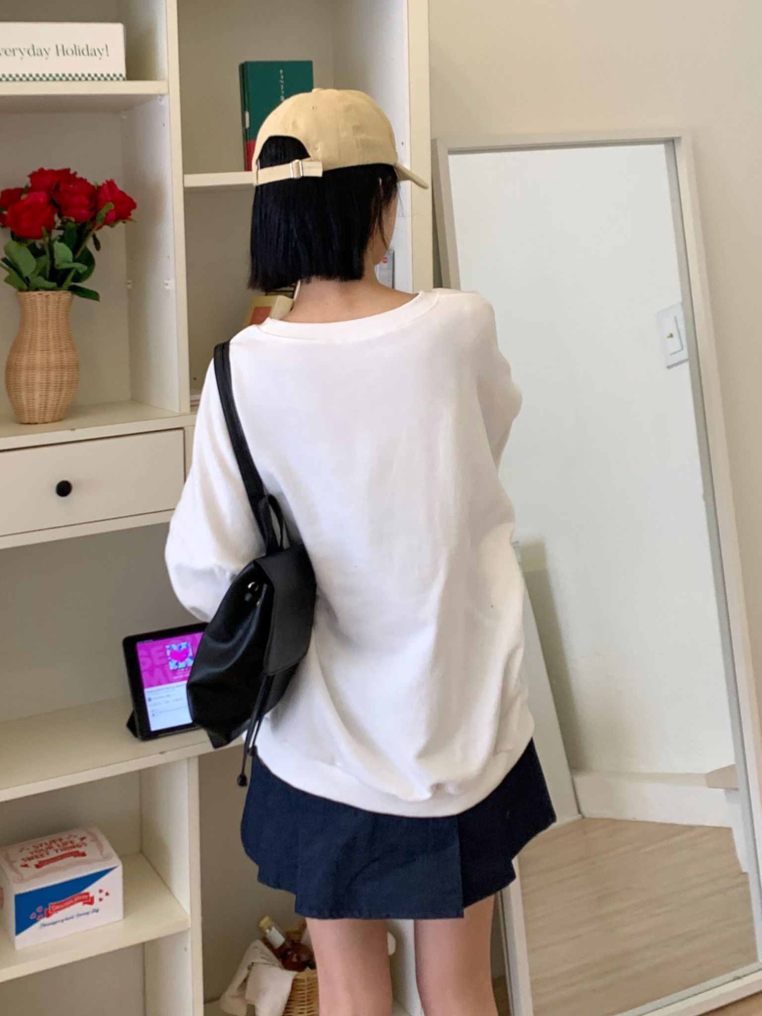 FLORALエコパールボクシースウェット | 詳細画像11