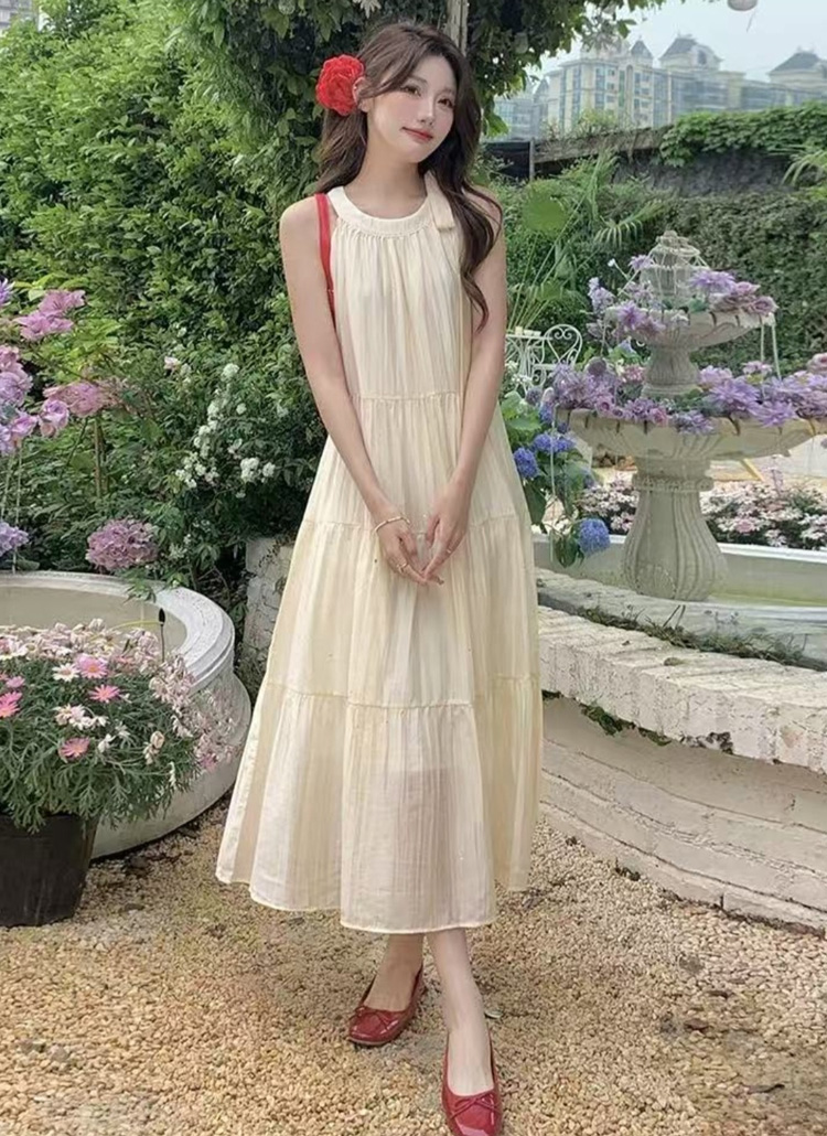 バーバリーブルーレーベル 訳あり ノースリーブ リボン ティアード ワンピース バーバリーブルーレーベル 訳あり ノースリーブ リボン