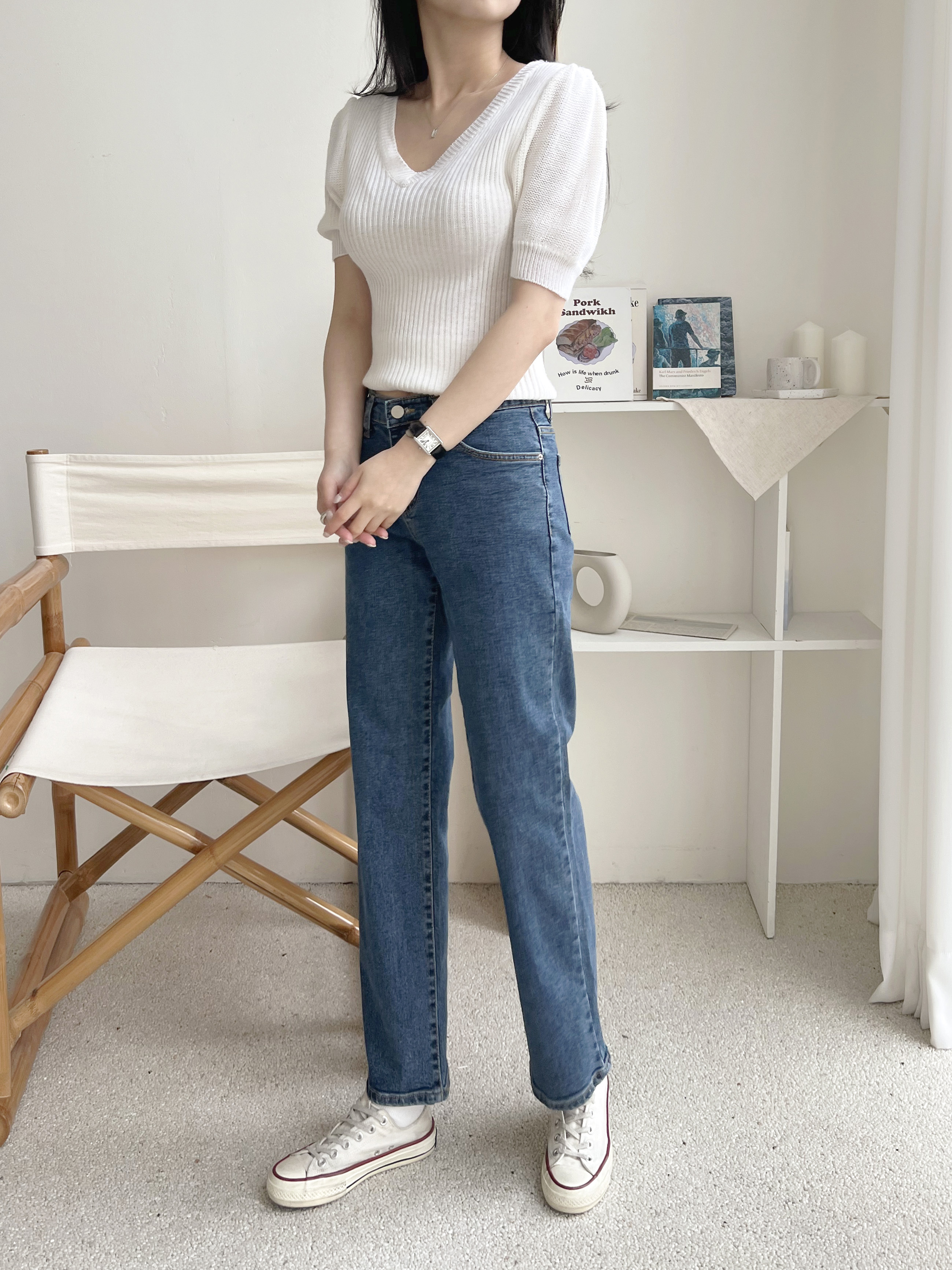 クロップドストレートデニムパンツ | 詳細画像16