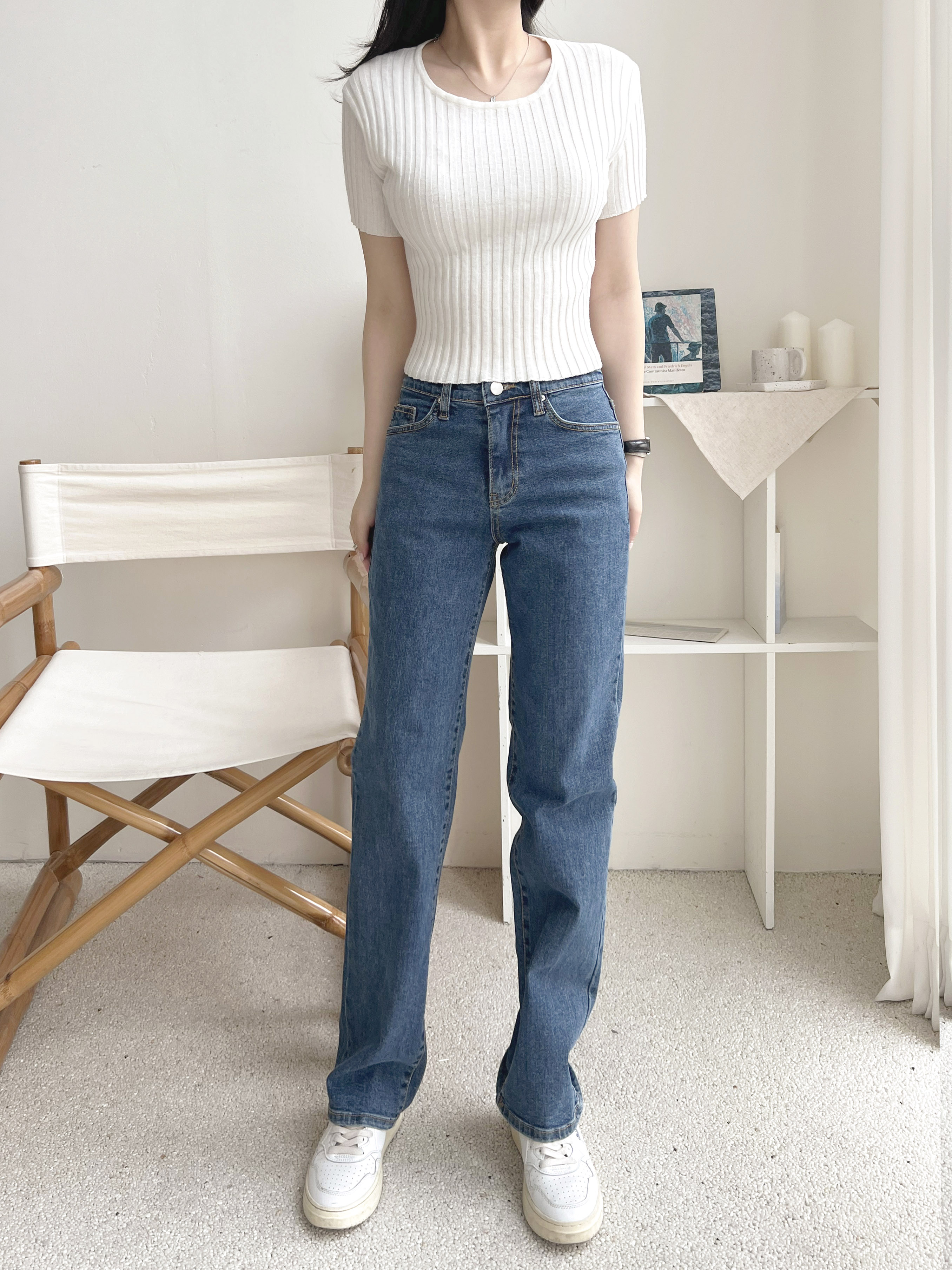 ベーシックストレートデニムパンツ | 詳細画像5