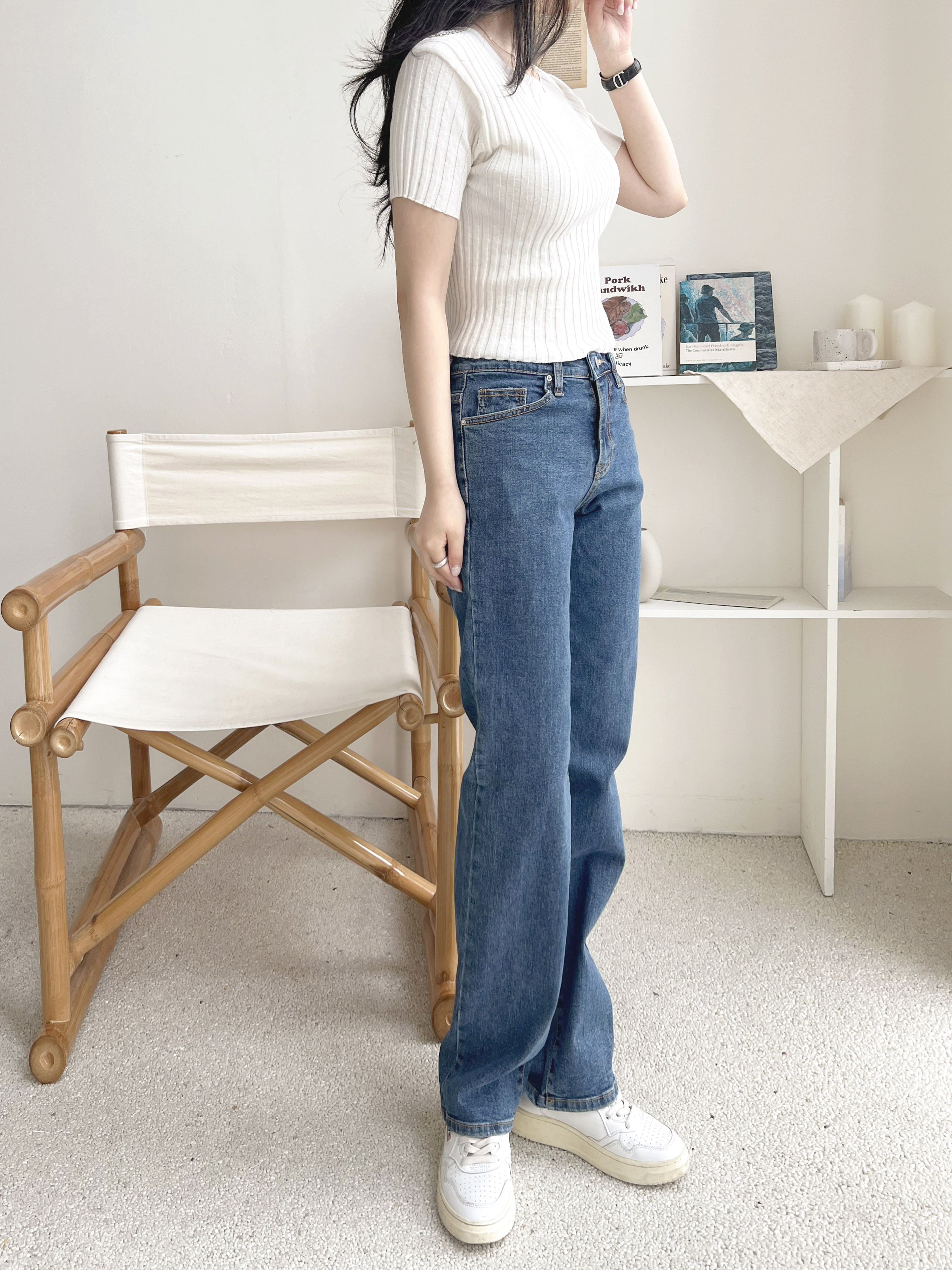 ベーシックストレートデニムパンツ | 詳細画像6