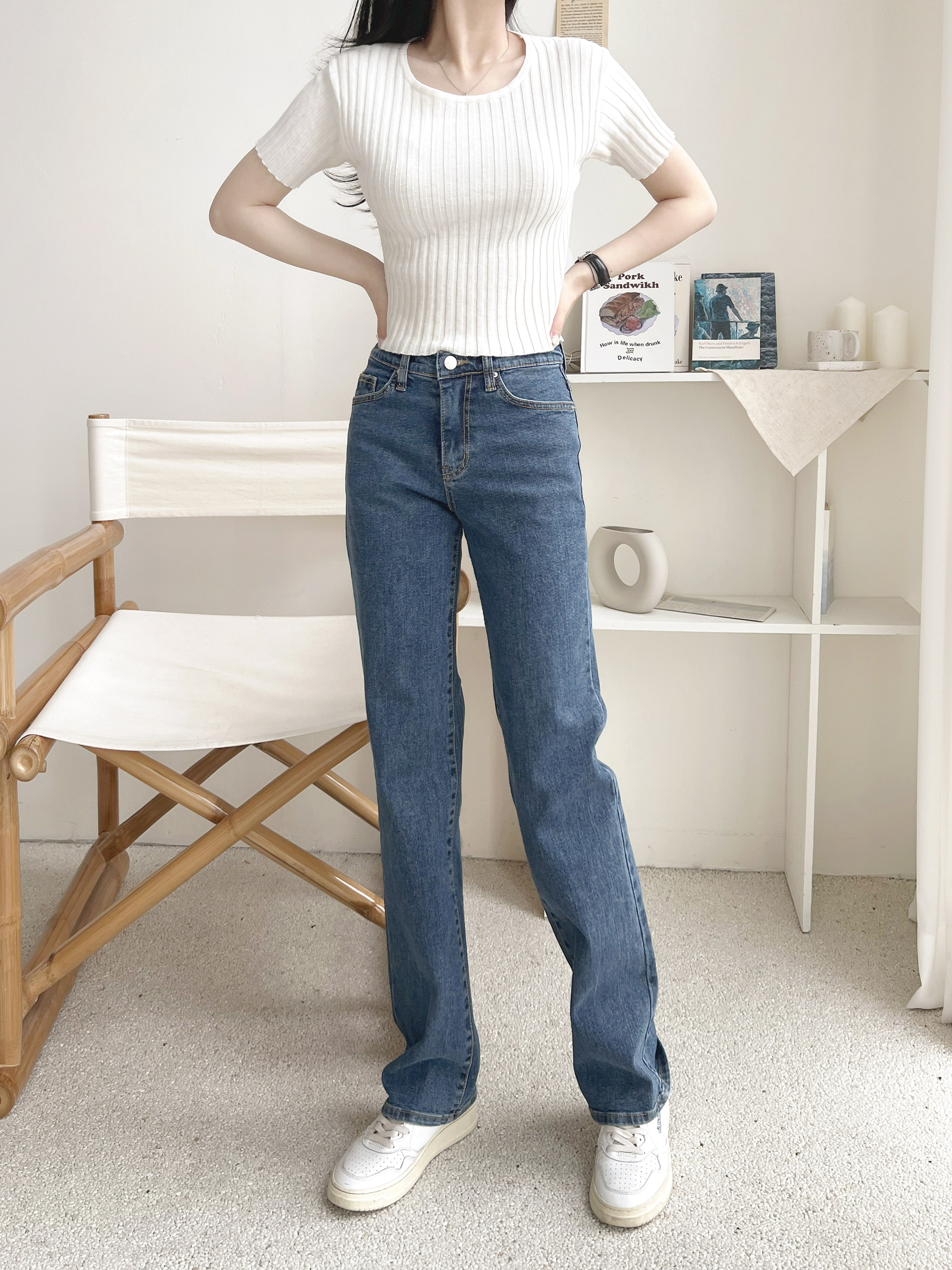 ベーシックストレートデニムパンツ | 詳細画像7