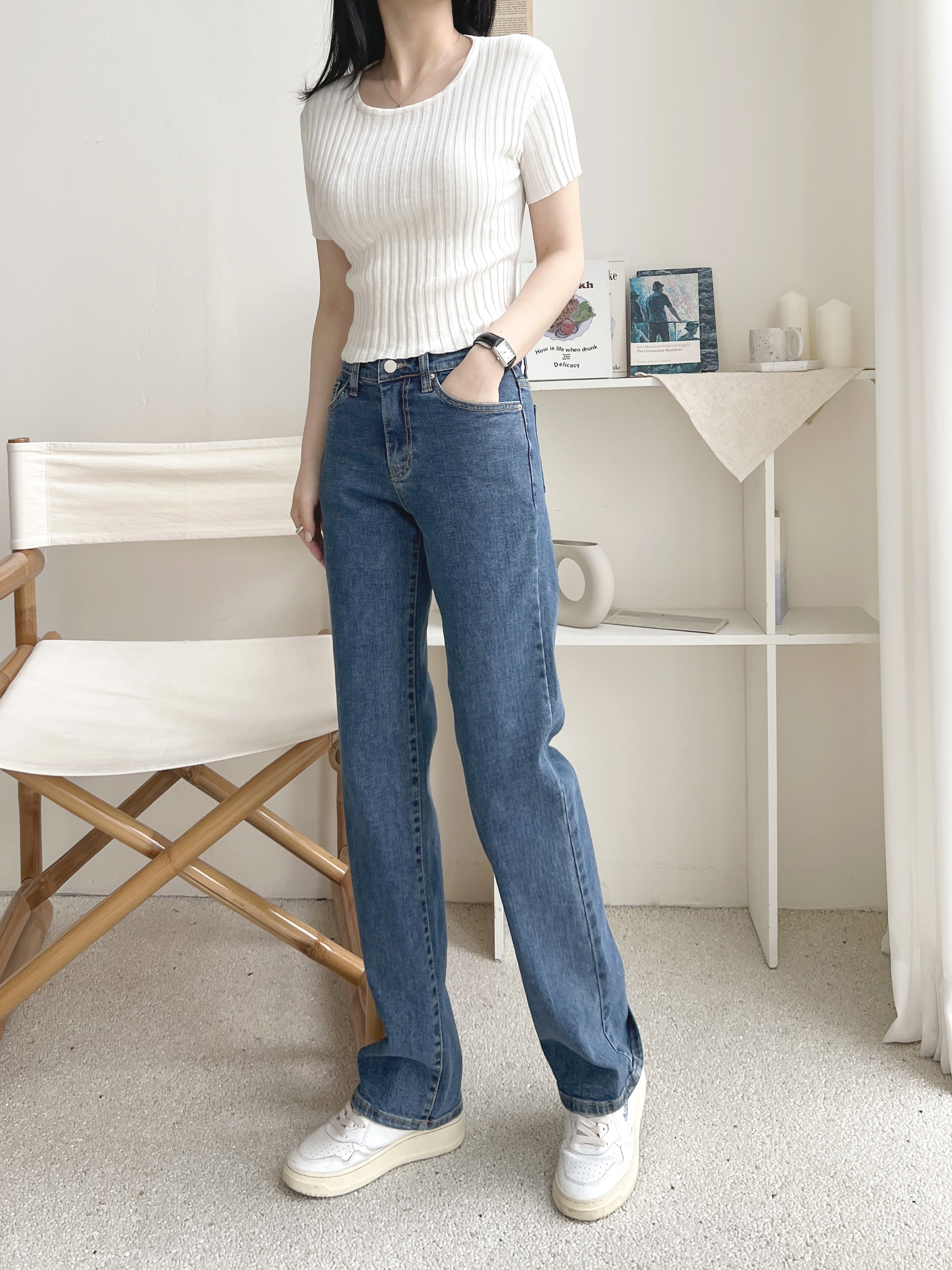 ベーシックストレートデニムパンツ | 詳細画像10