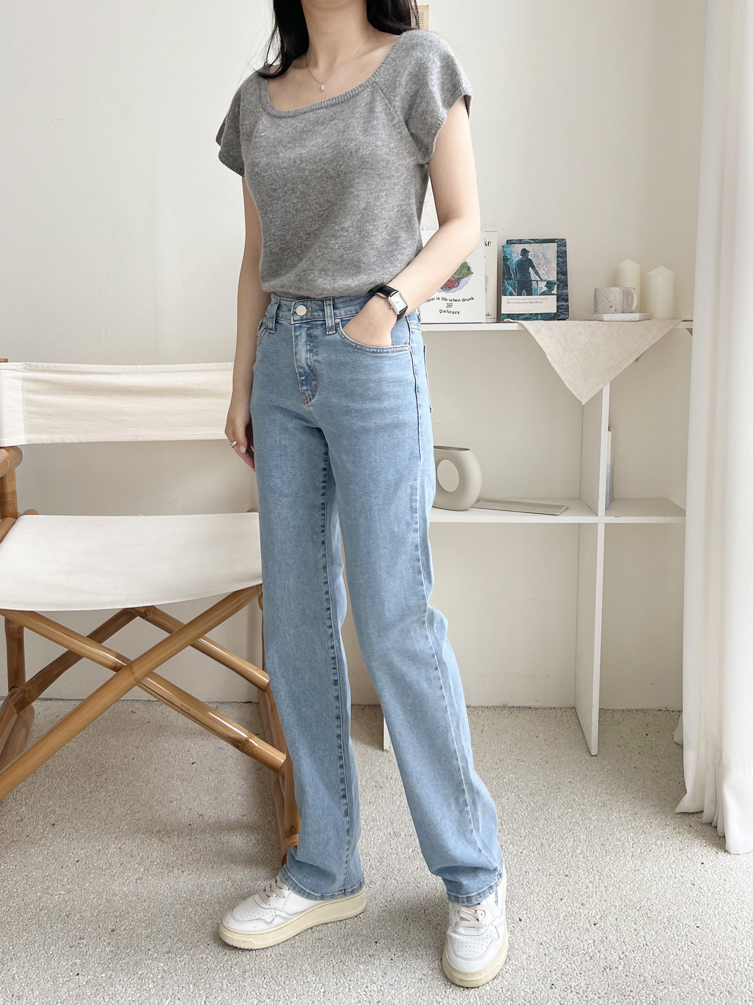 ベーシックストレートデニムパンツ | 詳細画像12