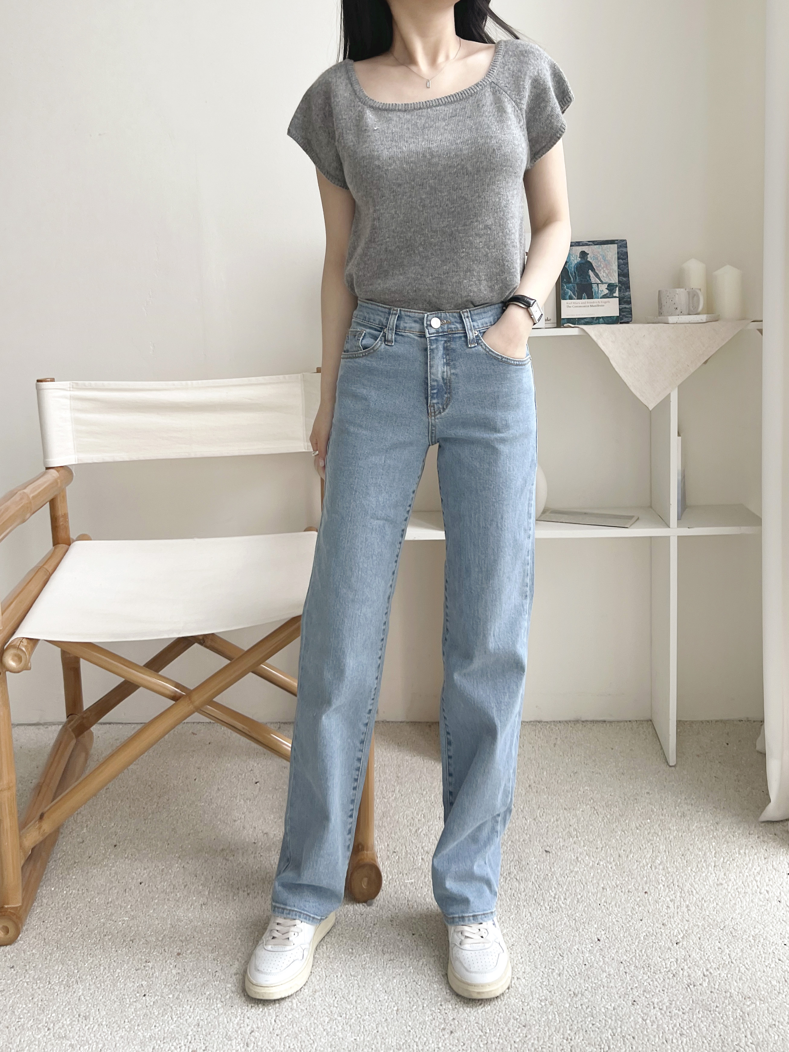 ベーシックストレートデニムパンツ | 詳細画像13