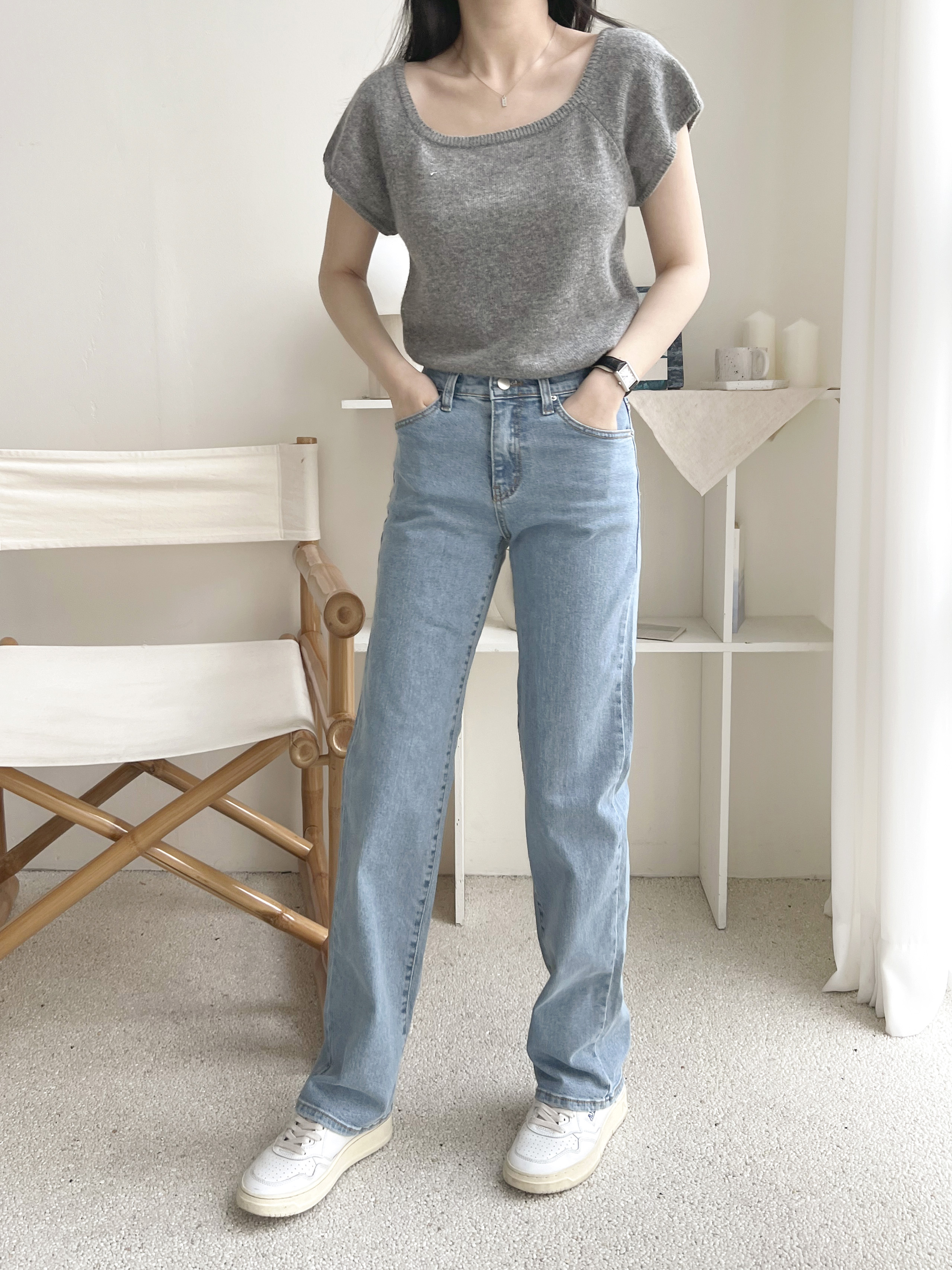 ベーシックストレートデニムパンツ | 詳細画像15