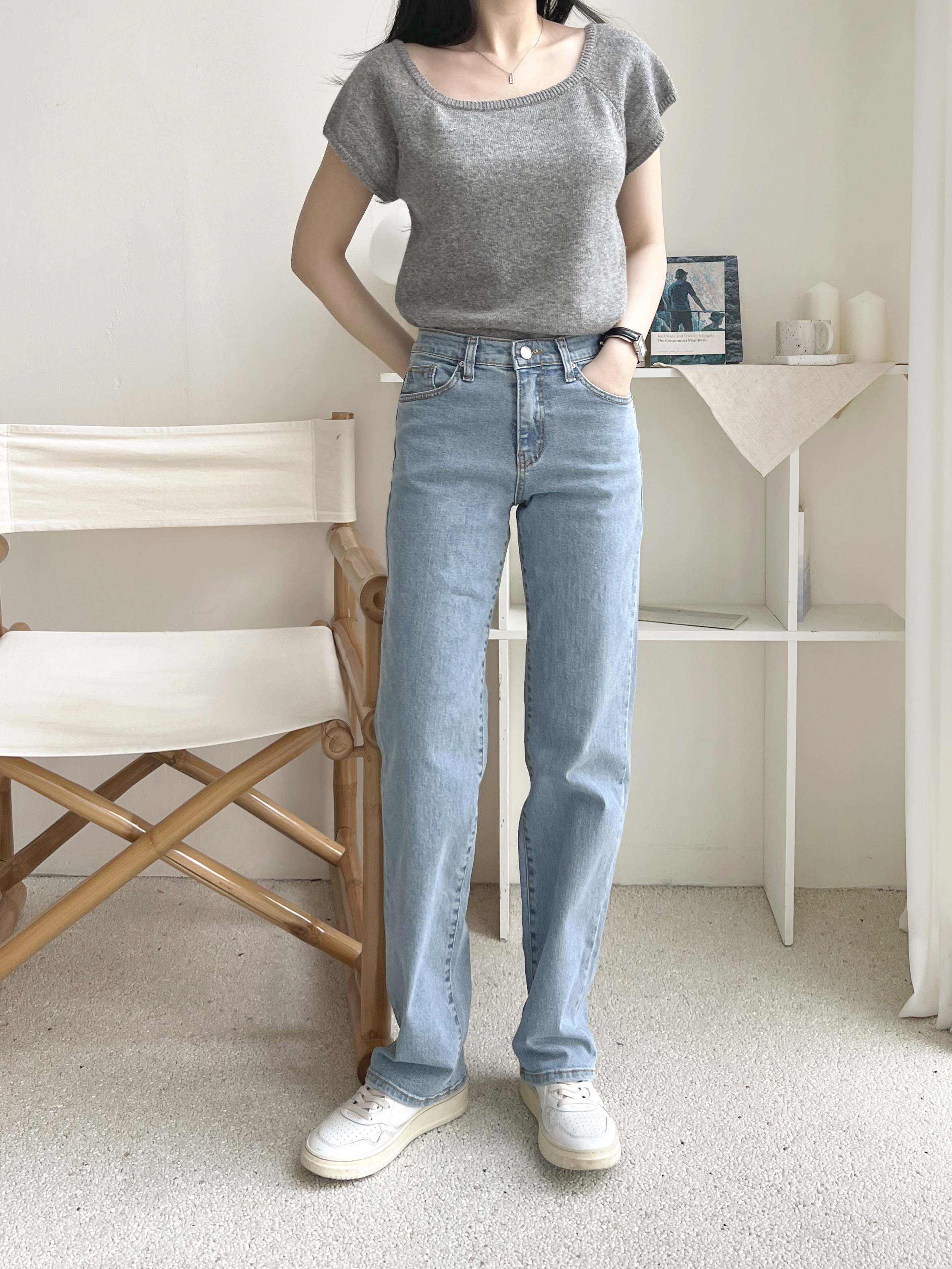 ベーシックストレートデニムパンツ | 詳細画像16