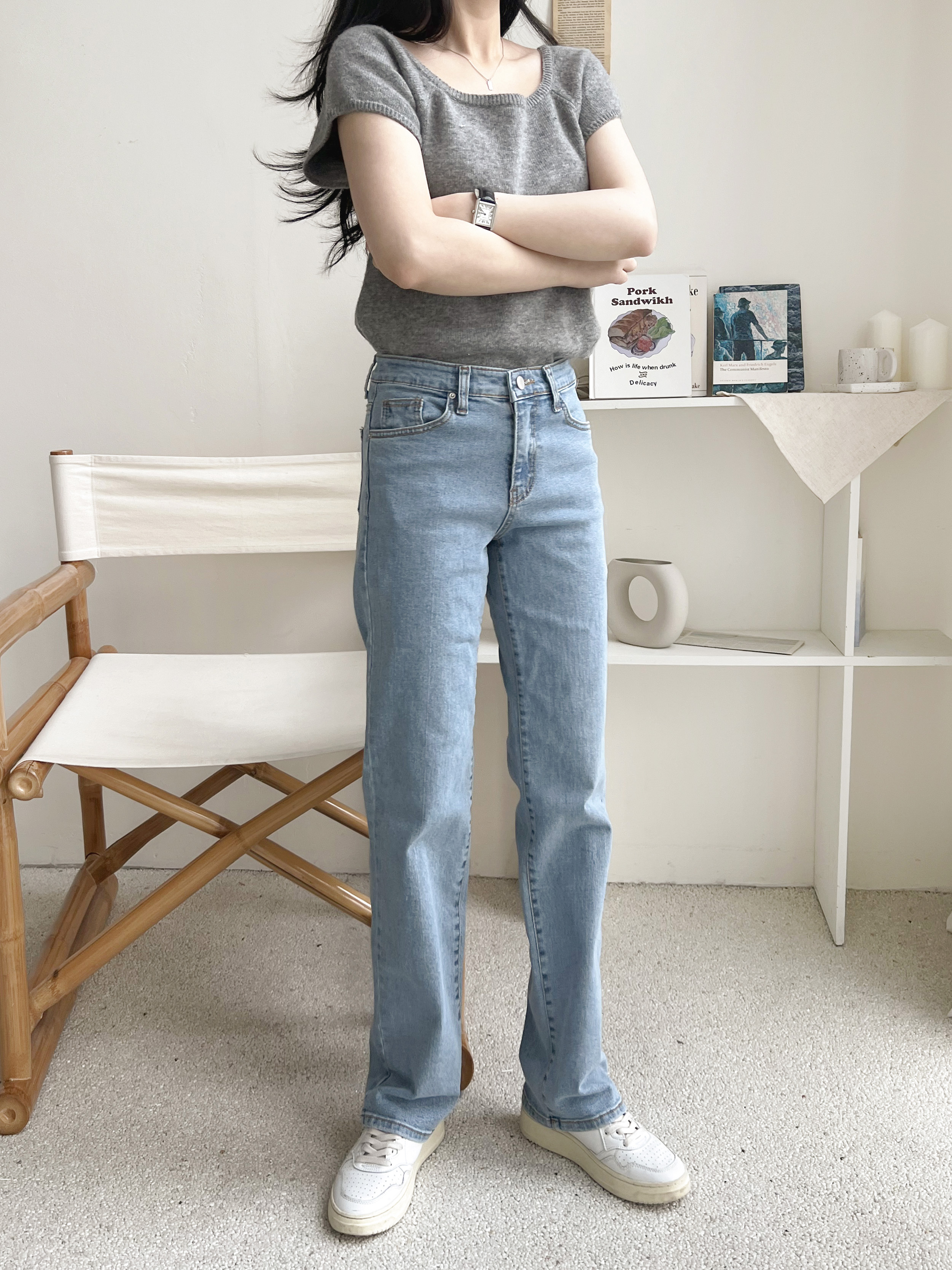 ベーシックストレートデニムパンツ | 詳細画像17