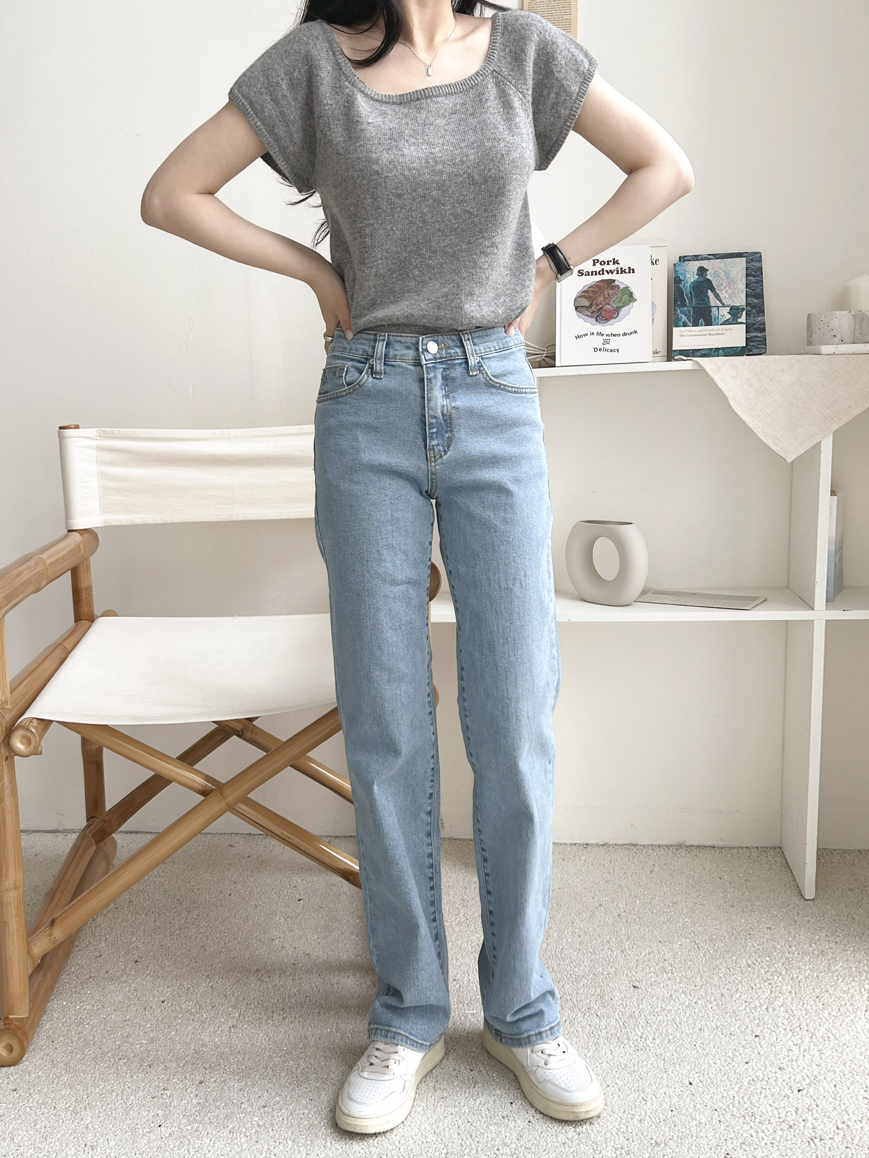 ベーシックストレートデニムパンツ | 詳細画像19