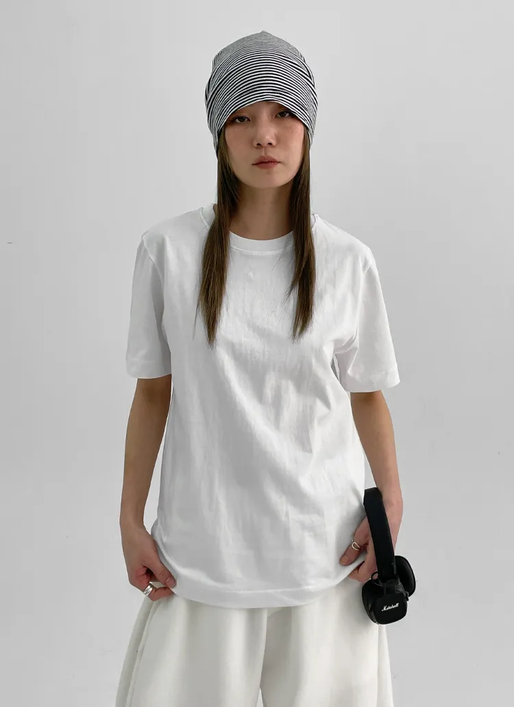 ベーシックルーズ半袖Tシャツ | blackup | 詳細画像1
