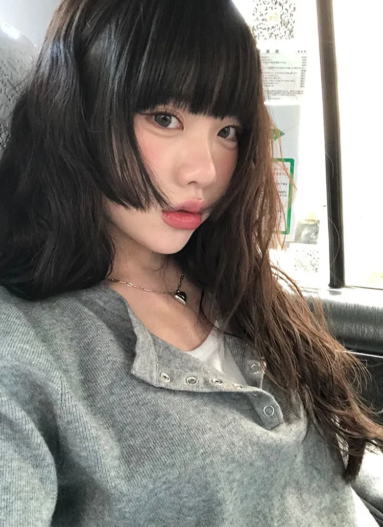 ハーフスナップボタン長袖Tシャツ | anyonemore | 詳細画像1