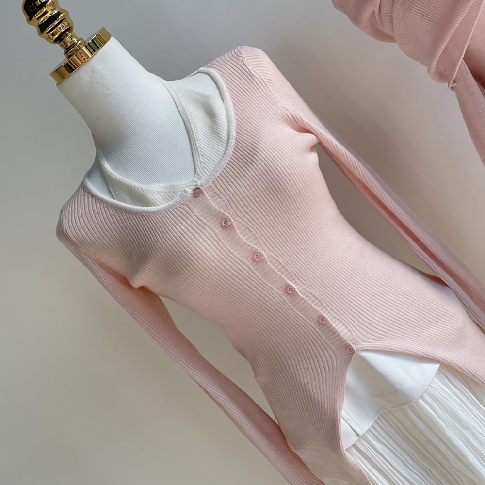 ウール混オフショルダーリブニット | 詳細画像16