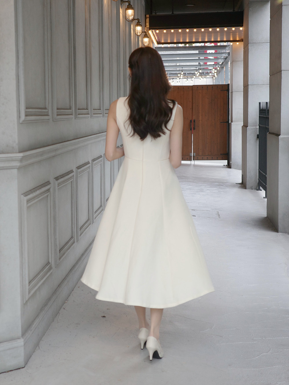 ツイードハートネックワンピース | 詳細画像5