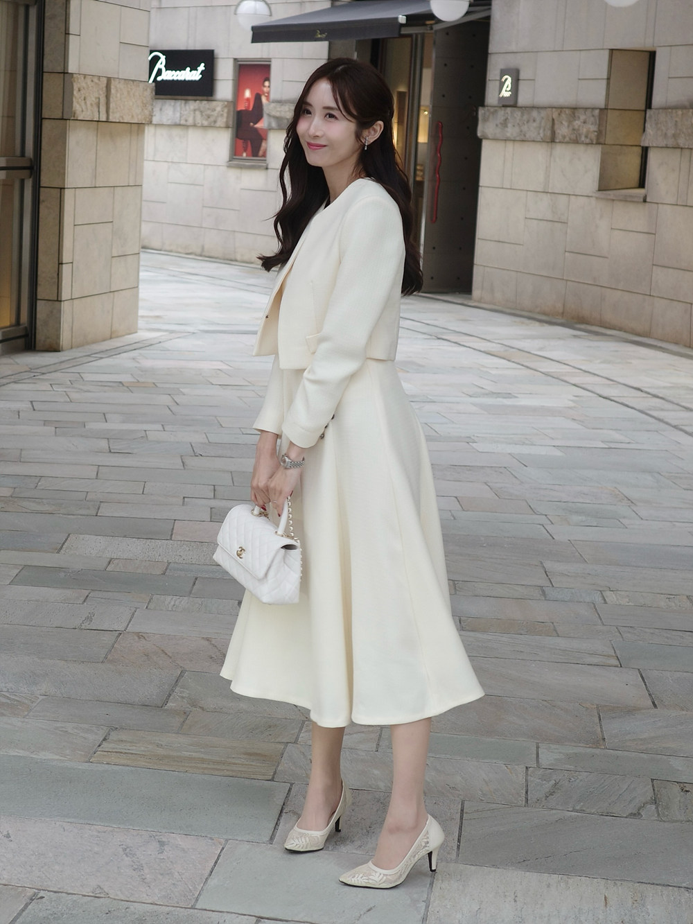 ツイードハートネックワンピース | 詳細画像9