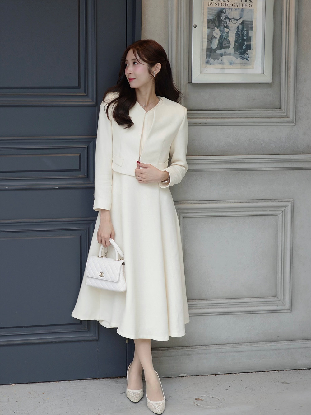 ツイードハートネックワンピース | 詳細画像11