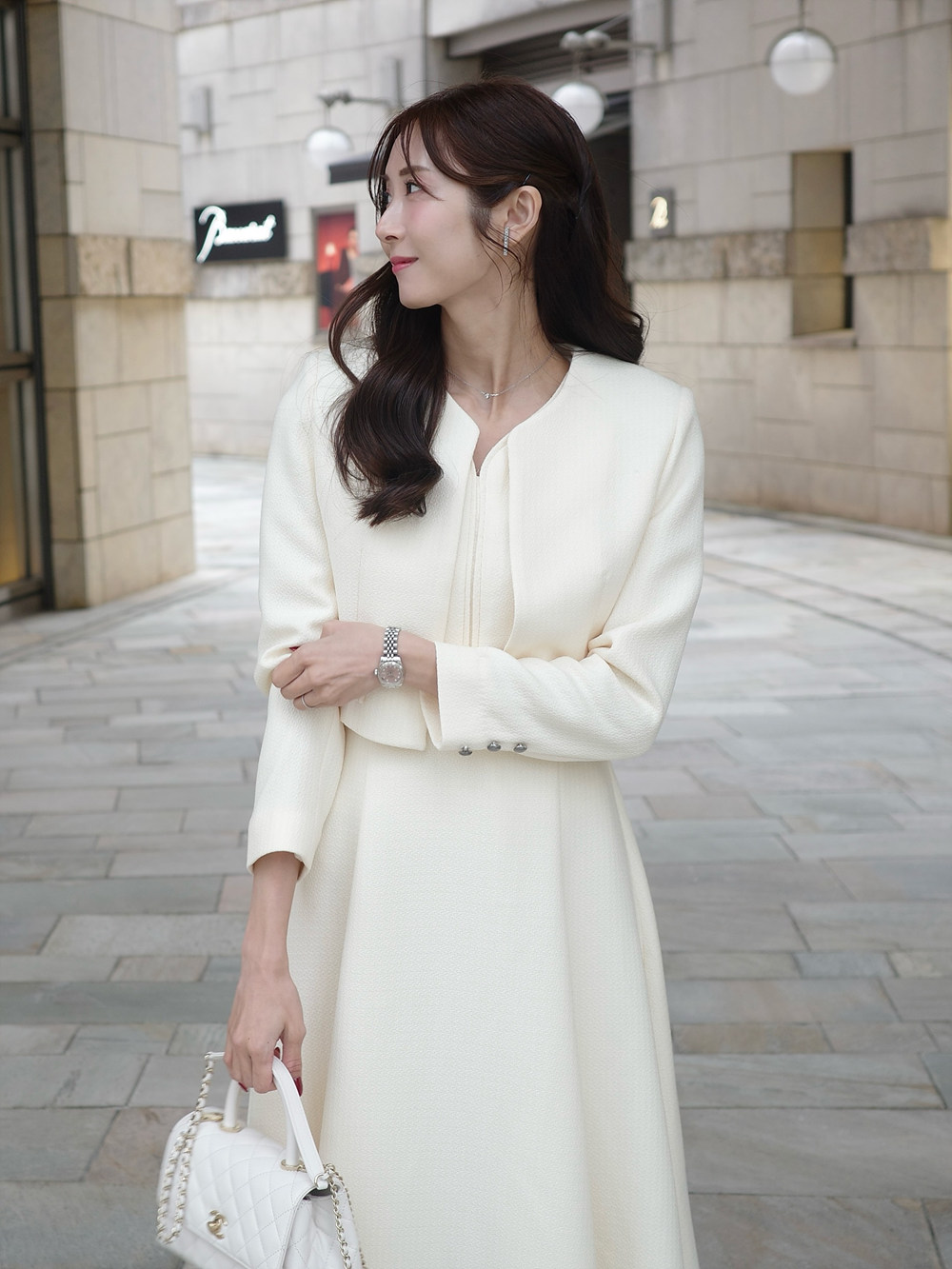 ツイードハートネックワンピース | 詳細画像14