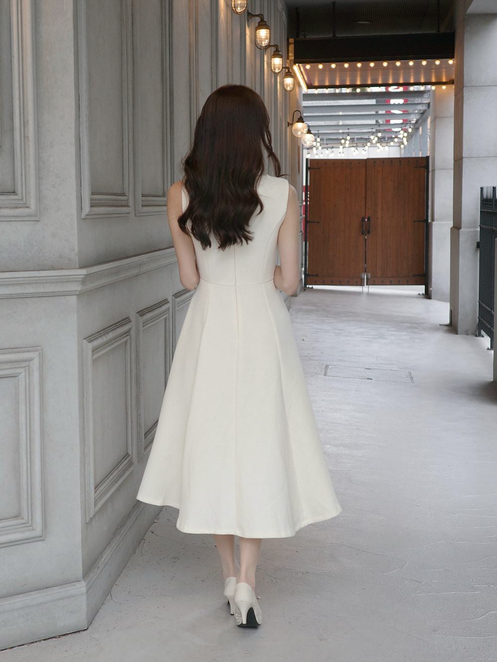 ツイードハートネックワンピース | 詳細画像15