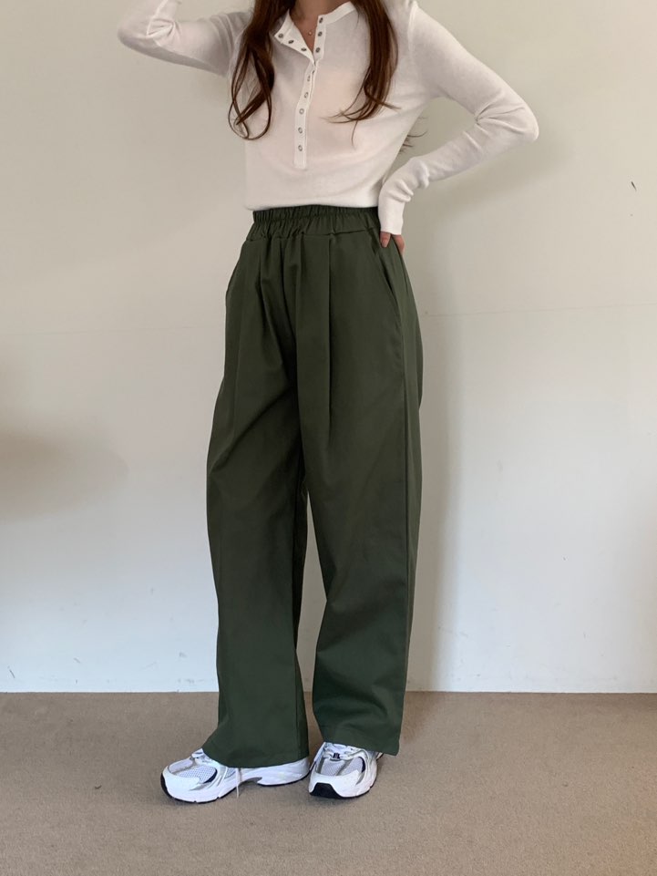 ウエストゴムタックワイドパンツ | 詳細画像9