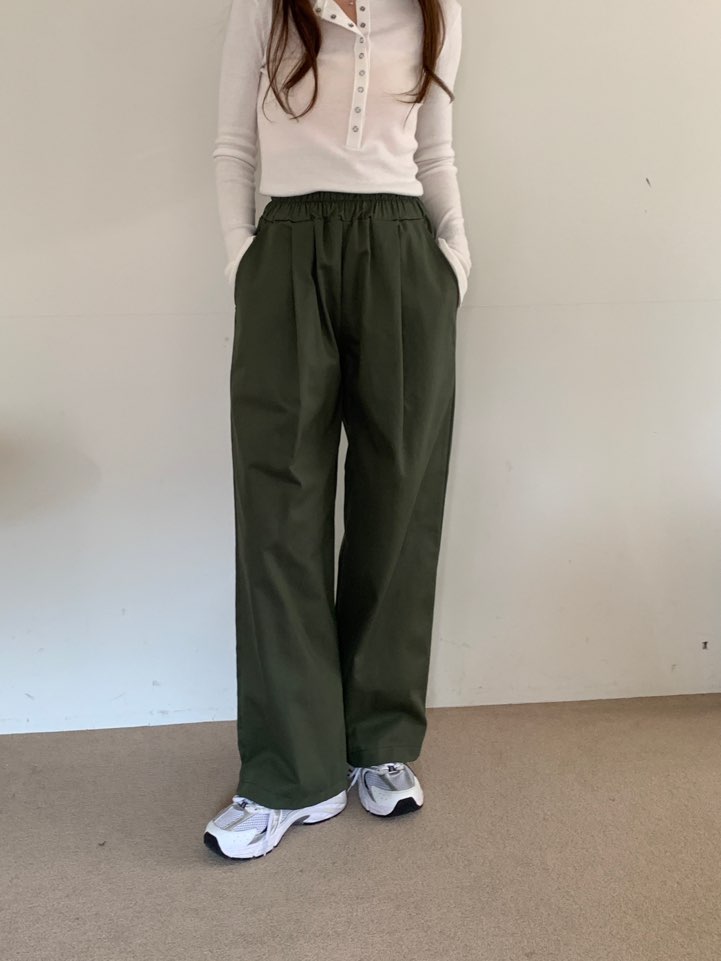 ウエストゴムタックワイドパンツ | 詳細画像11