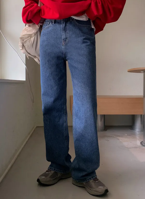 ルーズワイドデニムパンツ | crushj | 詳細画像1