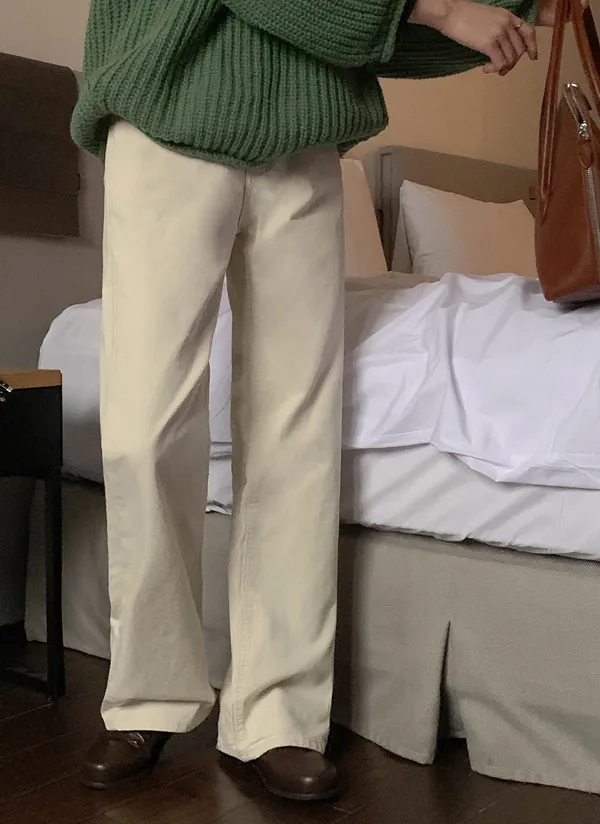 裏起毛コットンパンツ | crushj | 詳細画像1