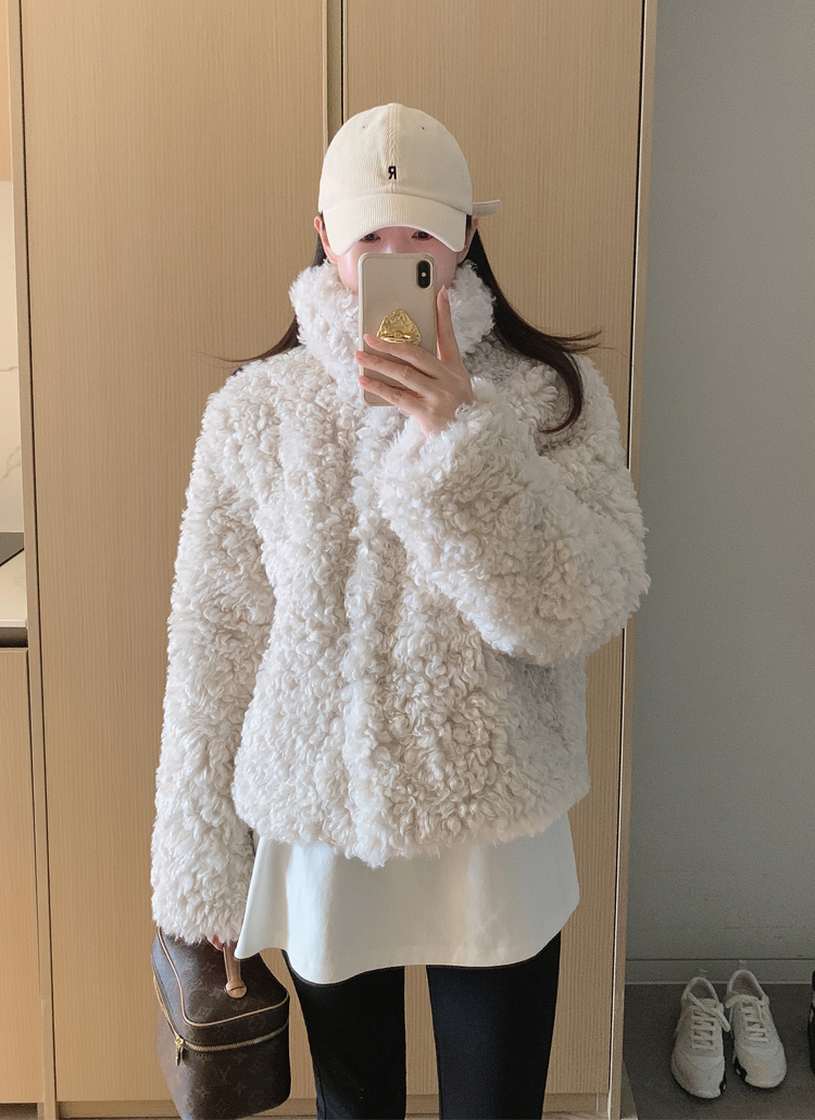 キルト裏地プードルエコファージャケット | レディースファッション