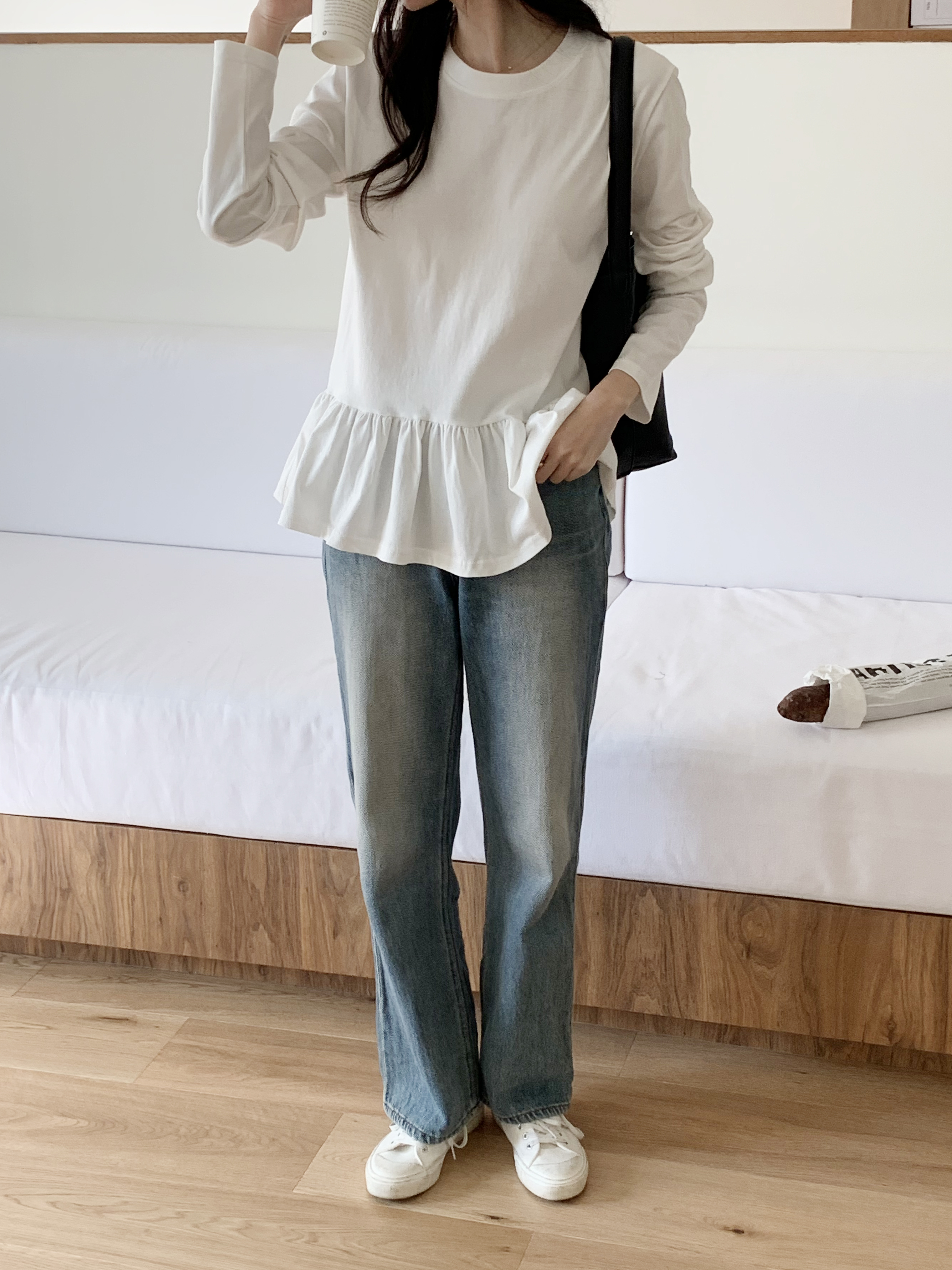 コットンペプラムTシャツ | 詳細画像2