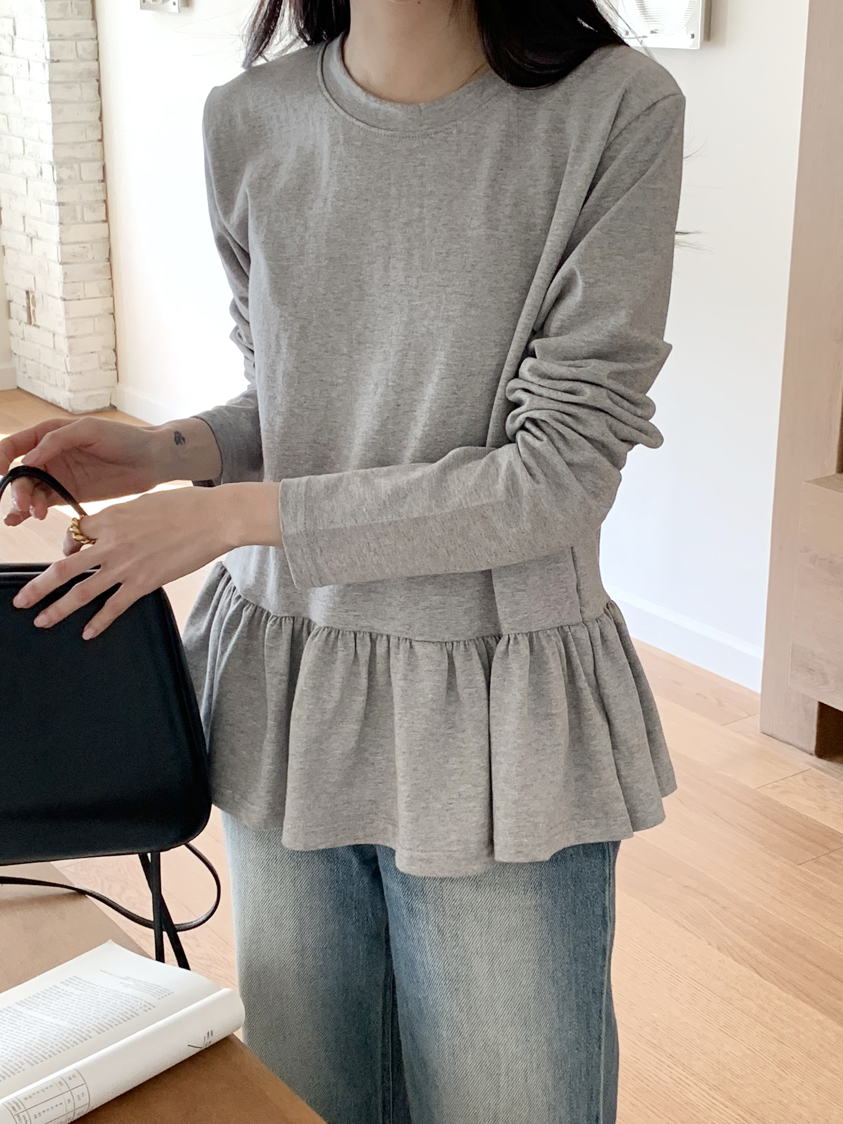 コットンペプラムTシャツ | 詳細画像7