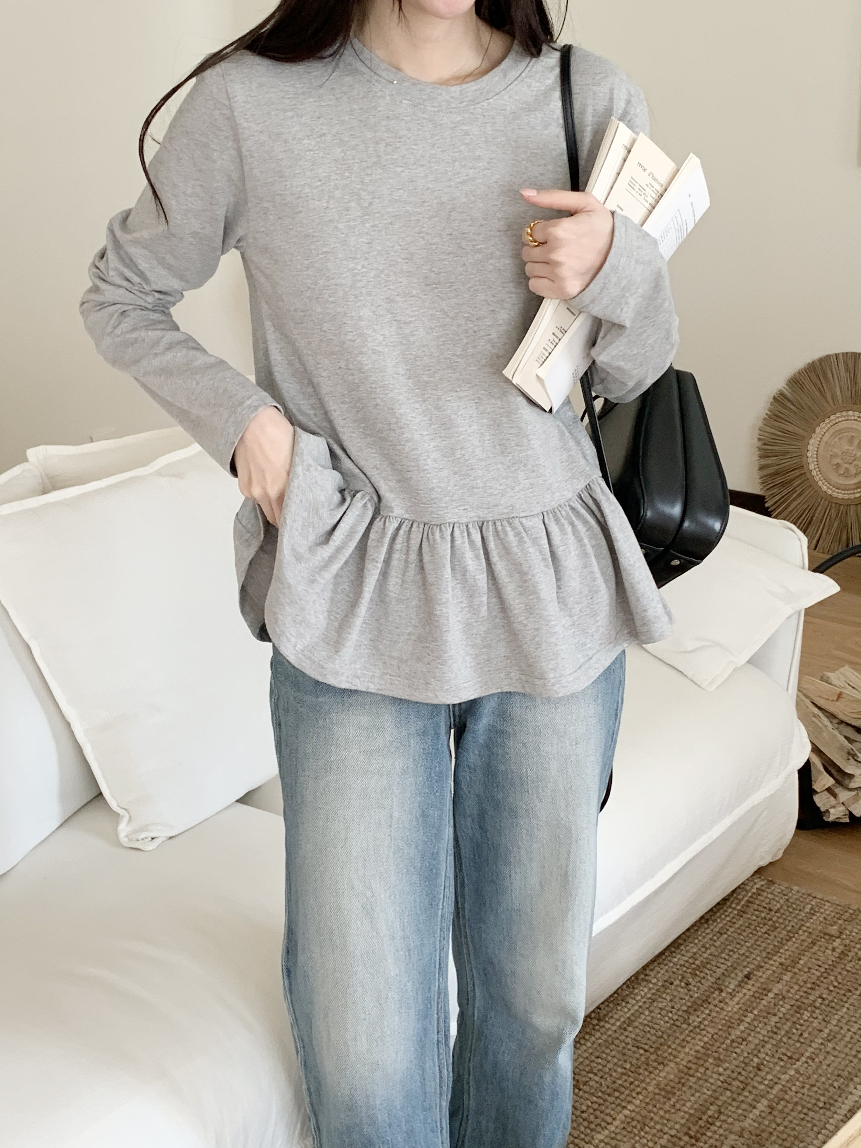 コットンペプラムTシャツ | 詳細画像8