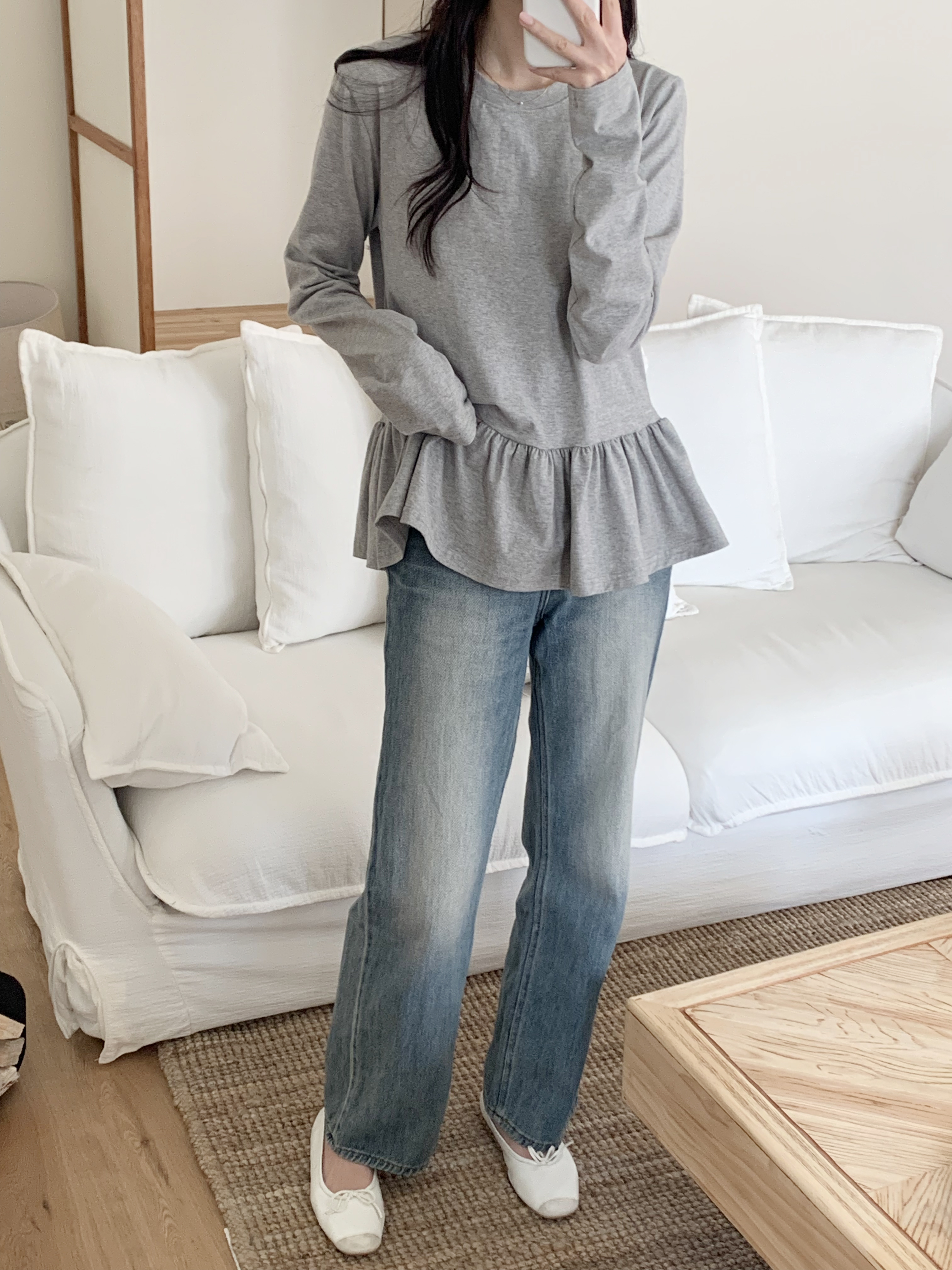 コットンペプラムTシャツ | 詳細画像9