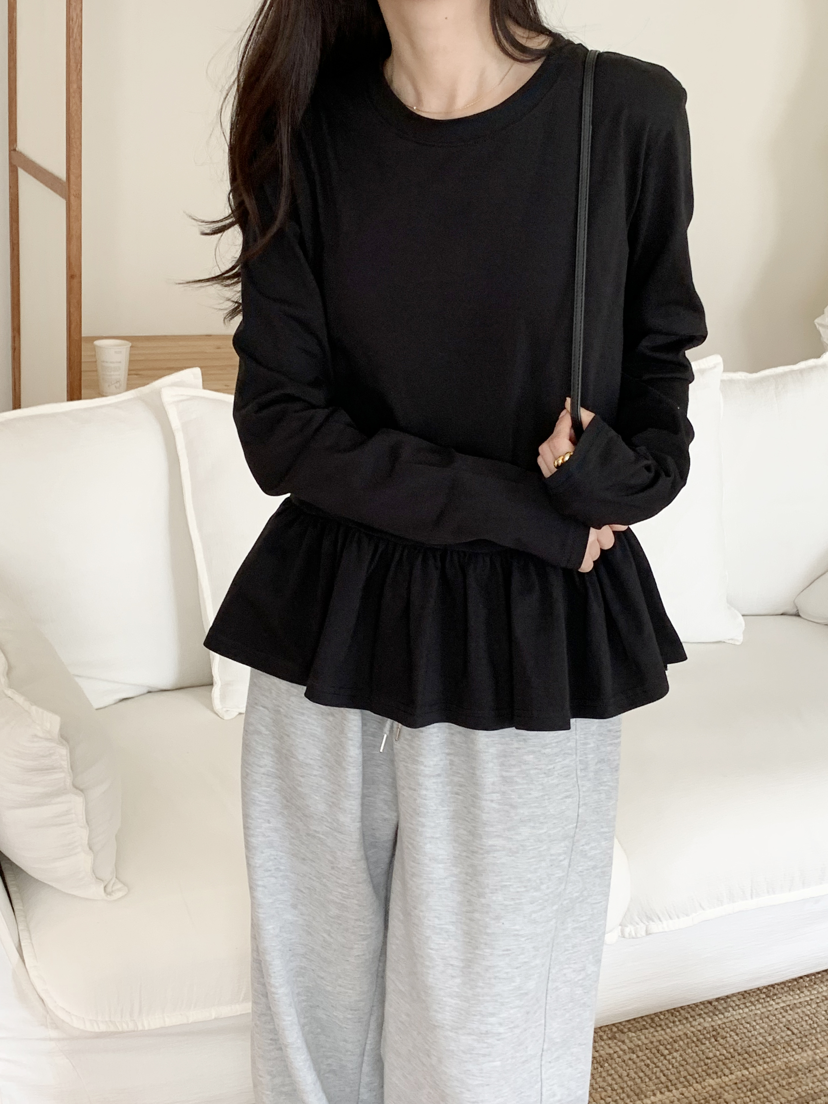 コットンペプラムTシャツ | 詳細画像12