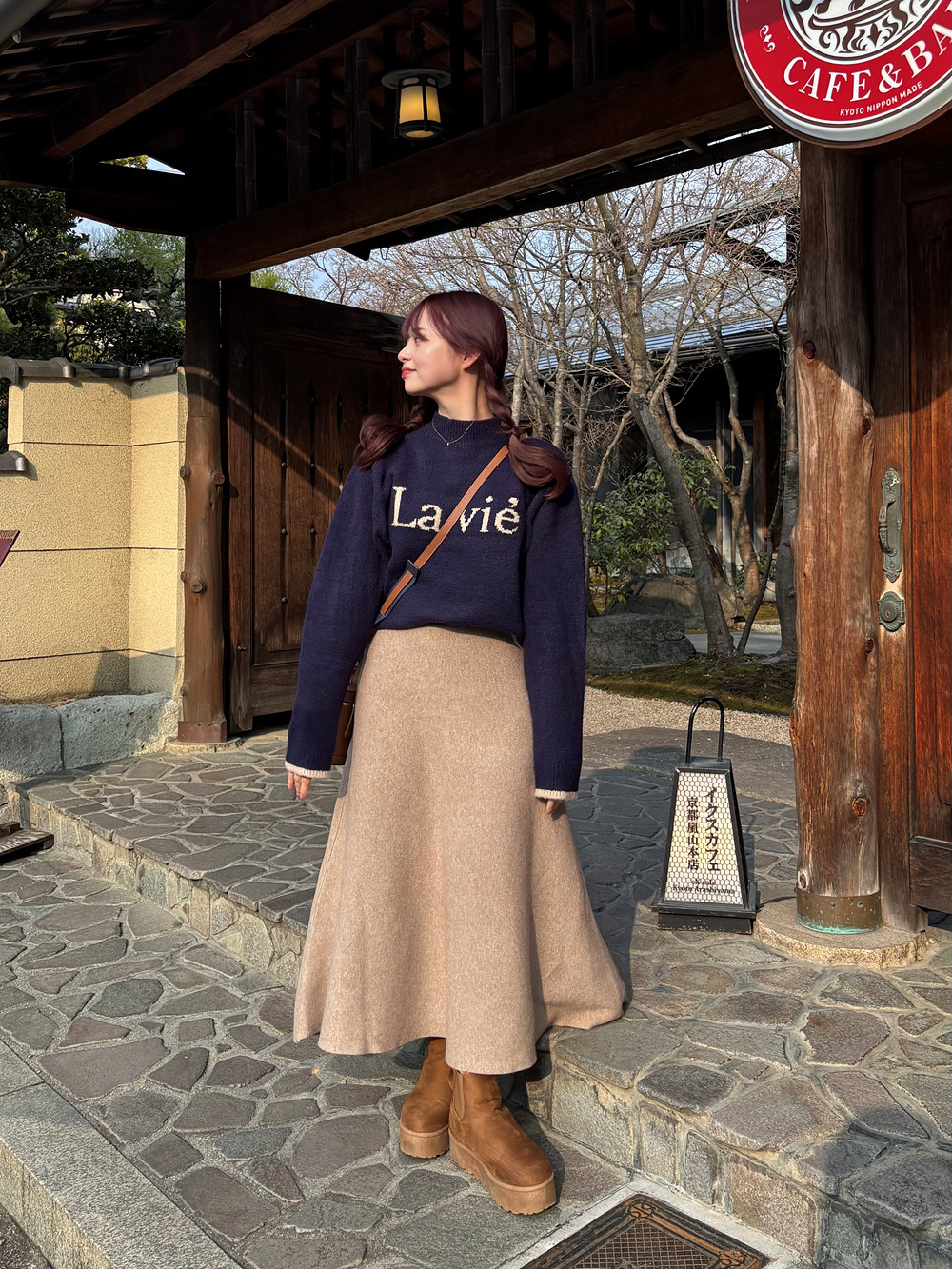 ハーフネック配色ロゴニット | 詳細画像12