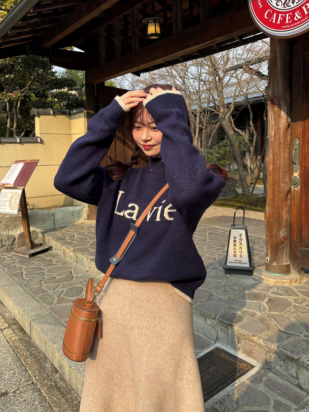 ハーフネック配色ロゴニット | 詳細画像17