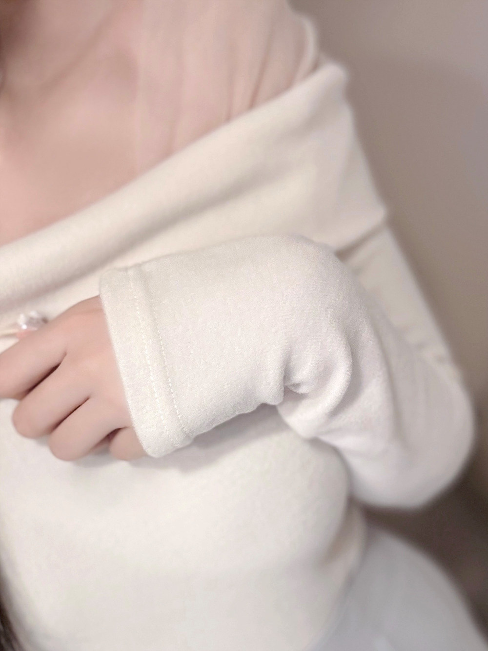 シースルーオフショルTシャツ | 詳細画像5