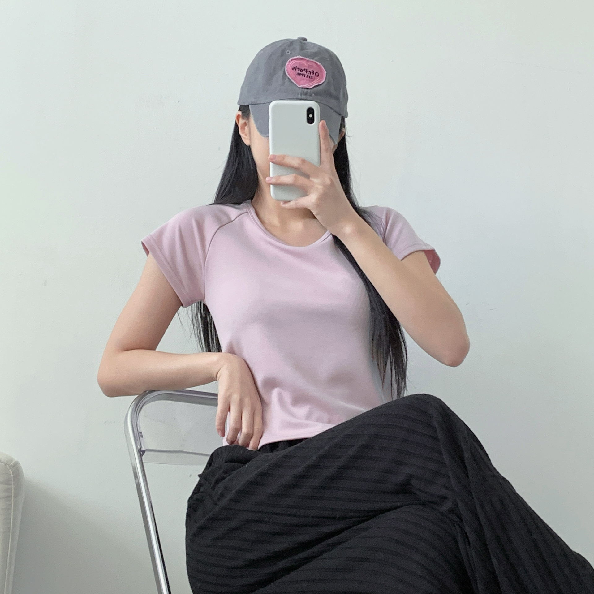 ラグラン半袖クロップドTシャツ | 詳細画像9