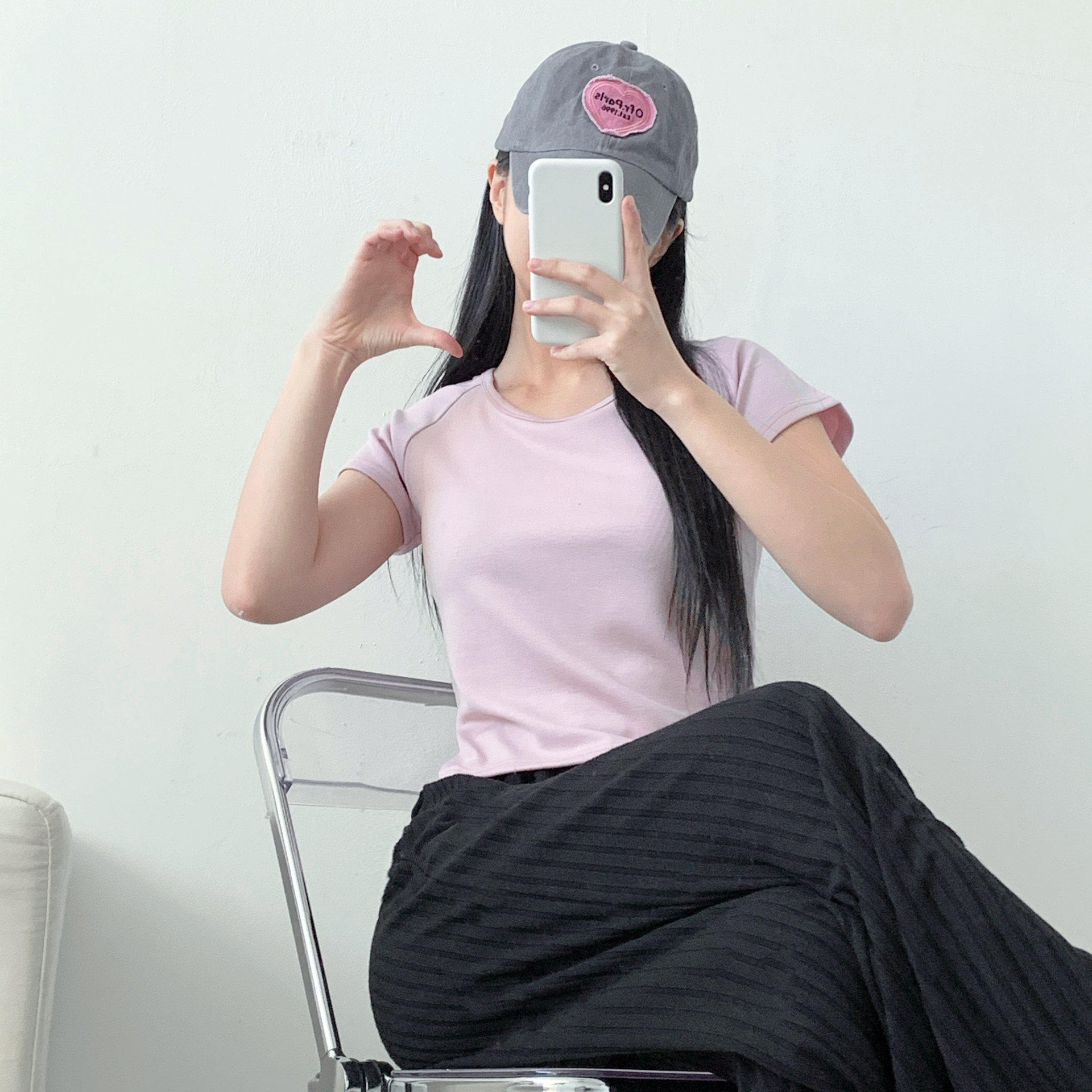 ラグラン半袖クロップドTシャツ | 詳細画像8