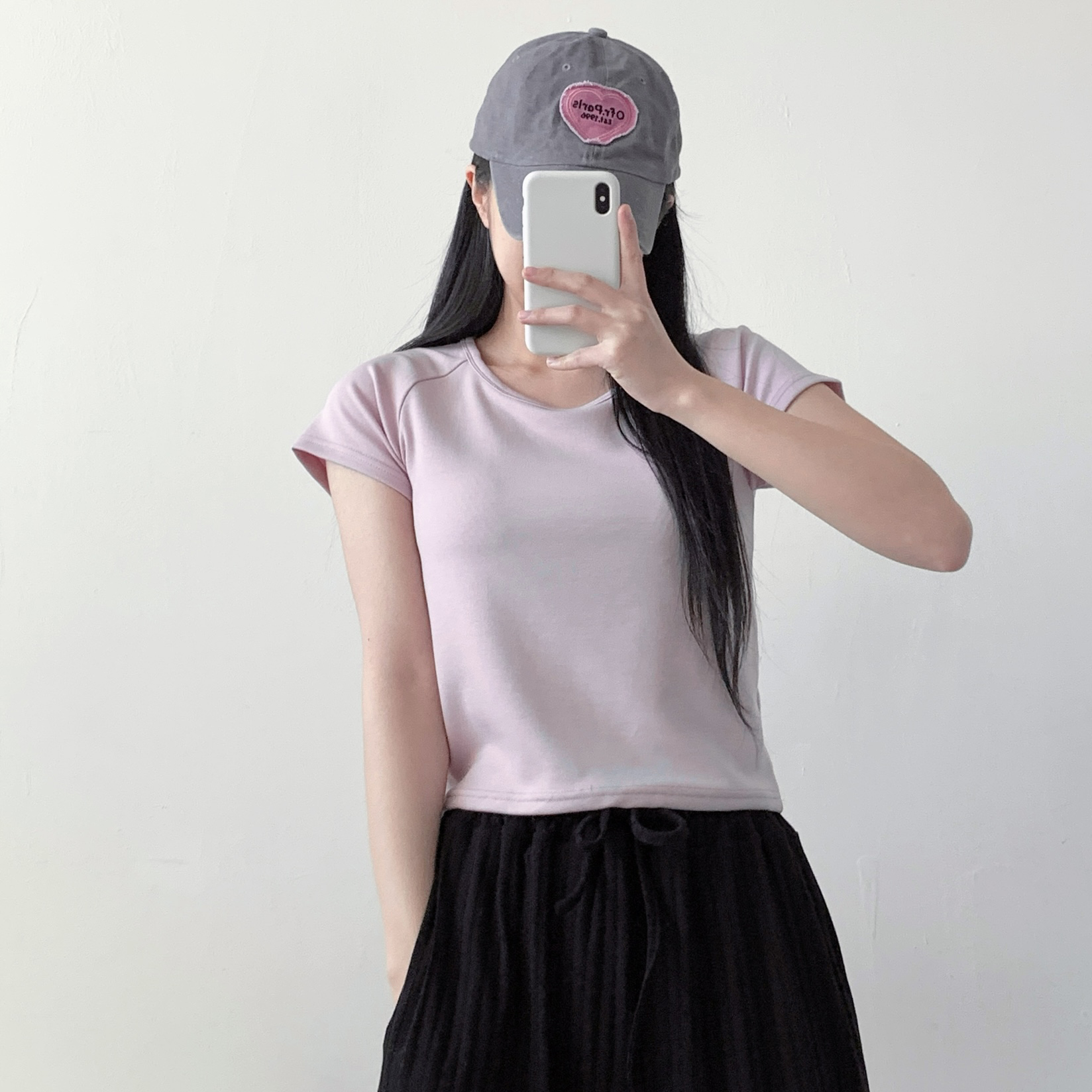 ラグラン半袖クロップドTシャツ | 詳細画像7