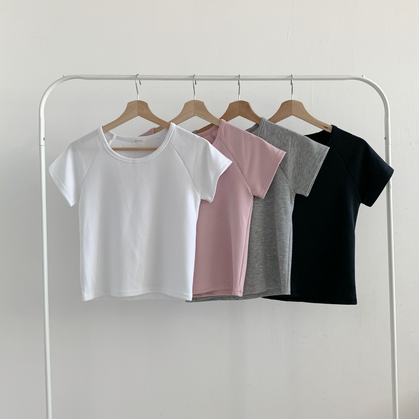 ラグラン半袖クロップドTシャツ | 詳細画像21