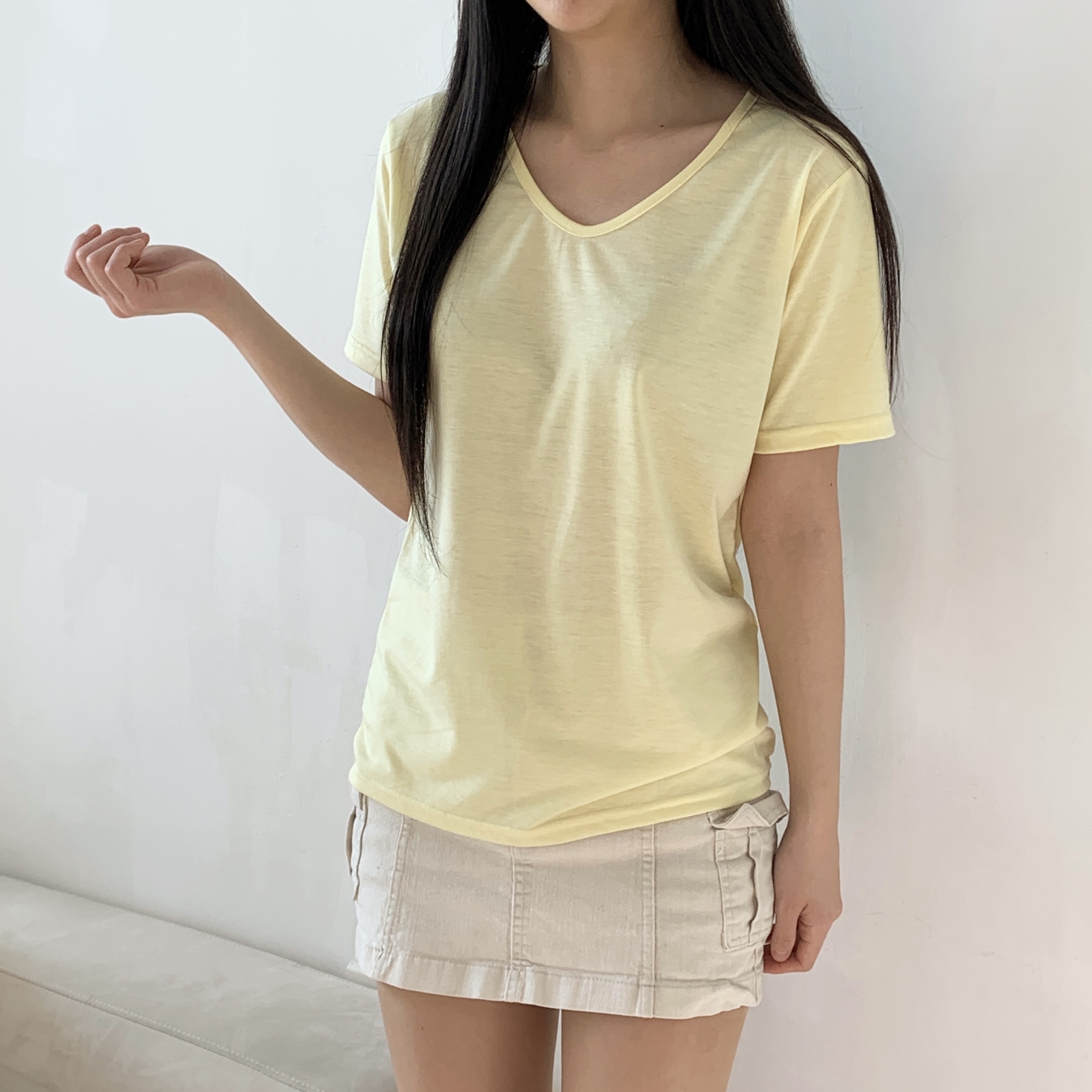 Vネック半袖Tシャツ | 詳細画像2