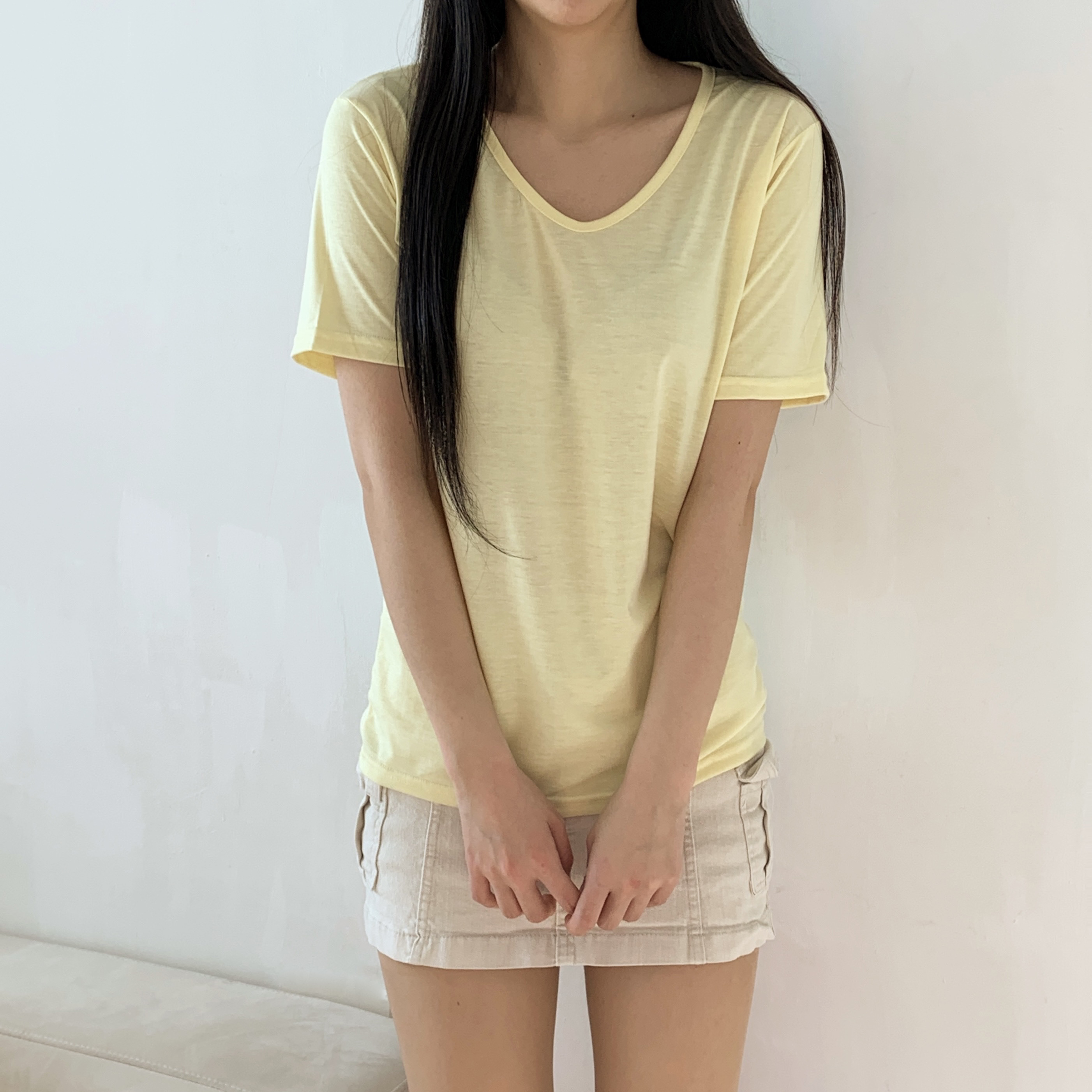Vネック半袖Tシャツ | 詳細画像10