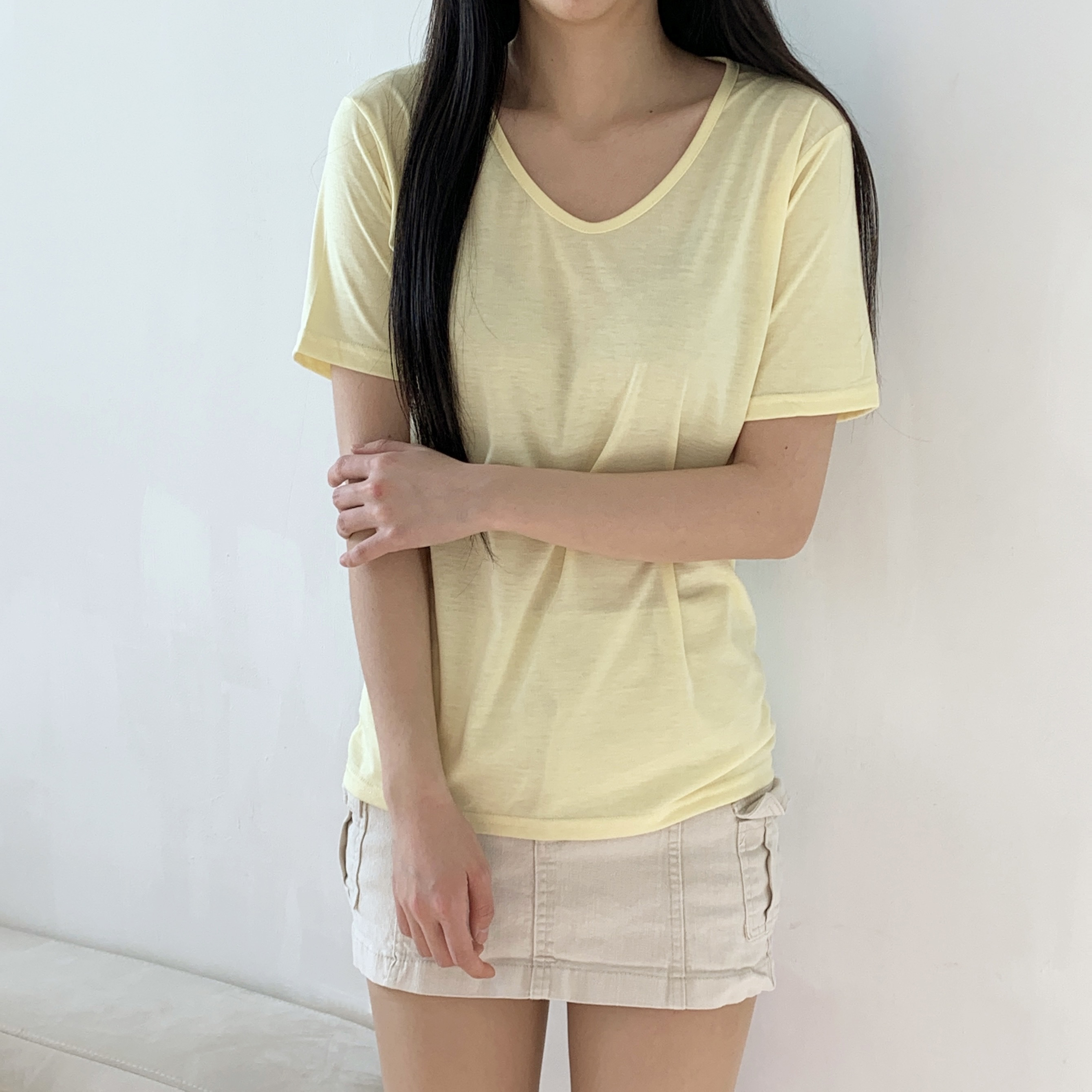 Vネック半袖Tシャツ | 詳細画像12