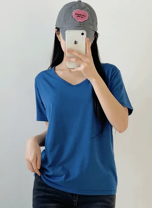 Vネック半袖Tシャツ | 詳細画像1