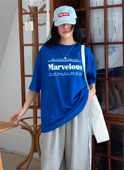 MarvelousロゴボクシーTシャツ | 詳細画像1