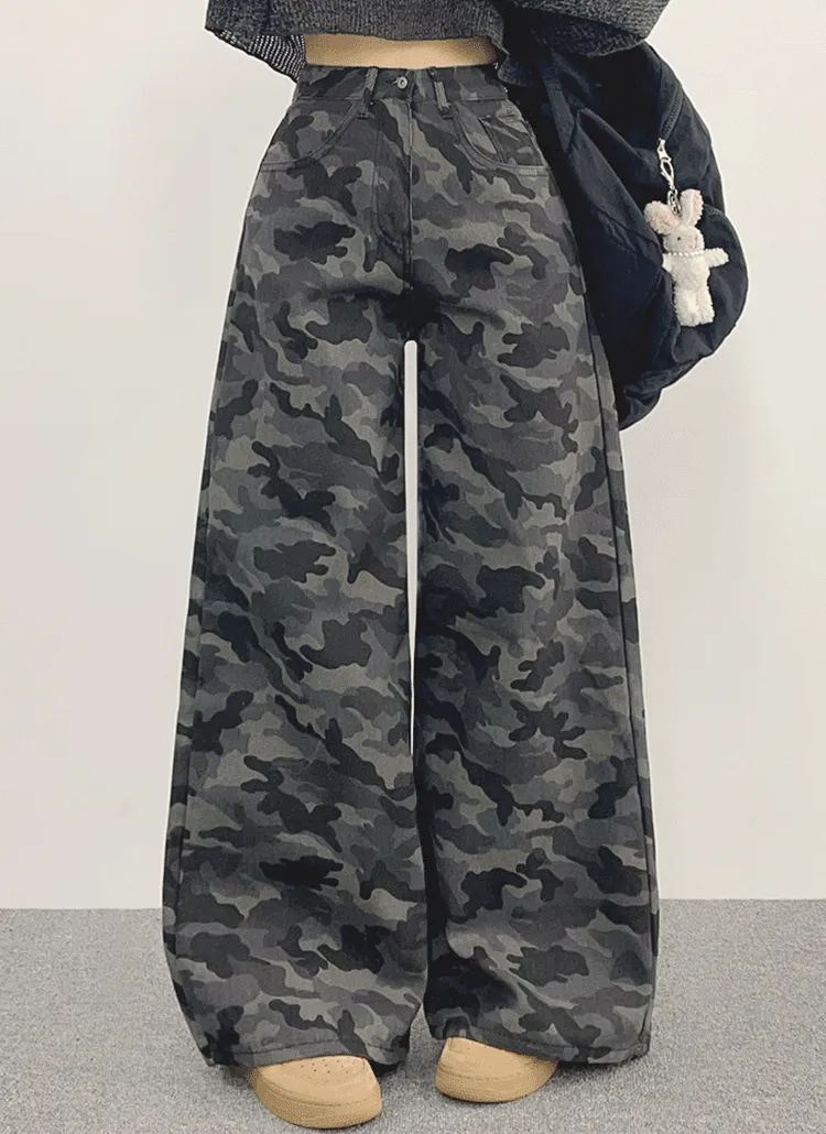 ミリタリーワイドパンツ | withhuilin | 詳細画像1