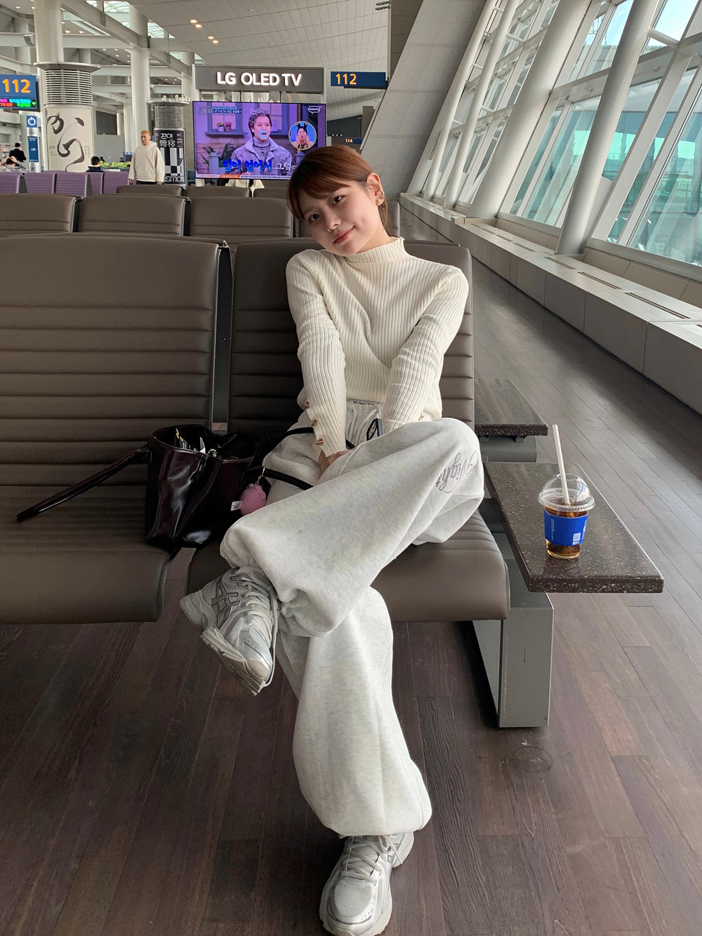 ボタンスリーブリブハーフネックニット | 詳細画像5