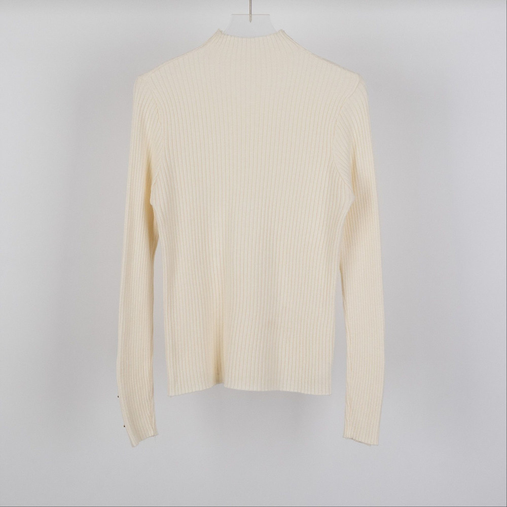 ボタンスリーブリブハーフネックニット | 詳細画像22